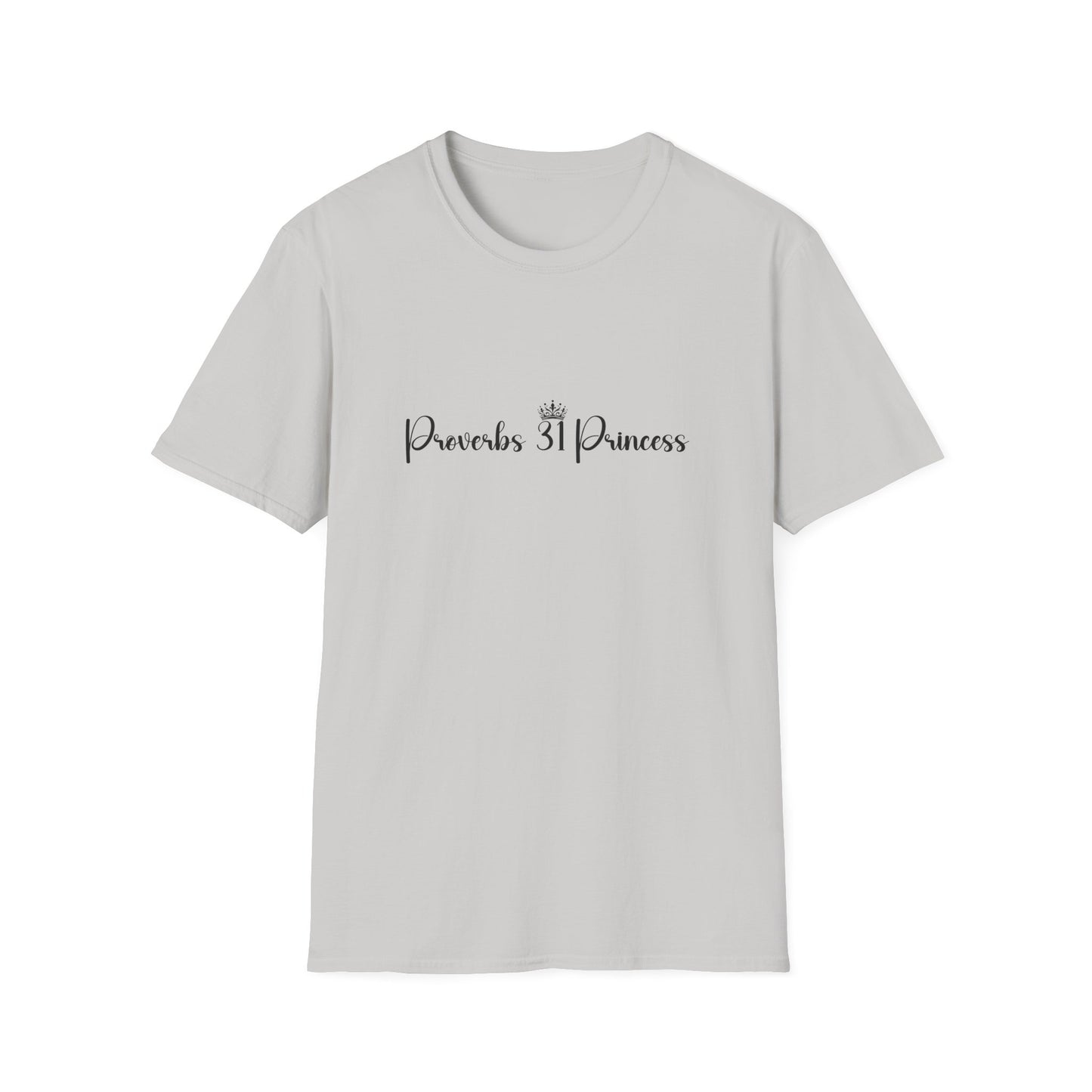 Proverbs 31 Princess Women's Relaxed/Plus Tshirt (Black Logo) - Sweet Baby Jeez Teez