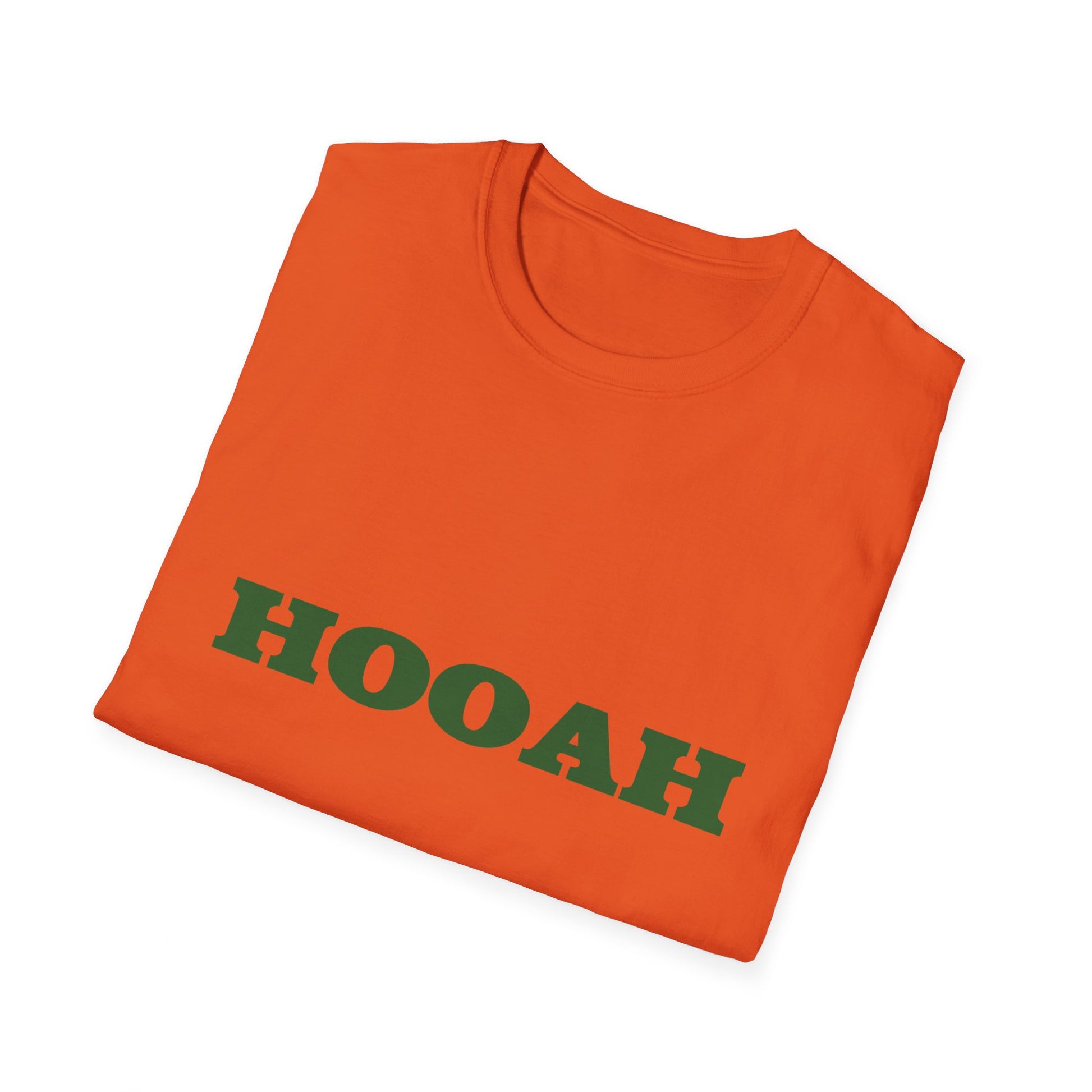HOOAH (Army) Unisex Tshirt (MM Army Green Logo) - Sweet Baby Jeez Teez