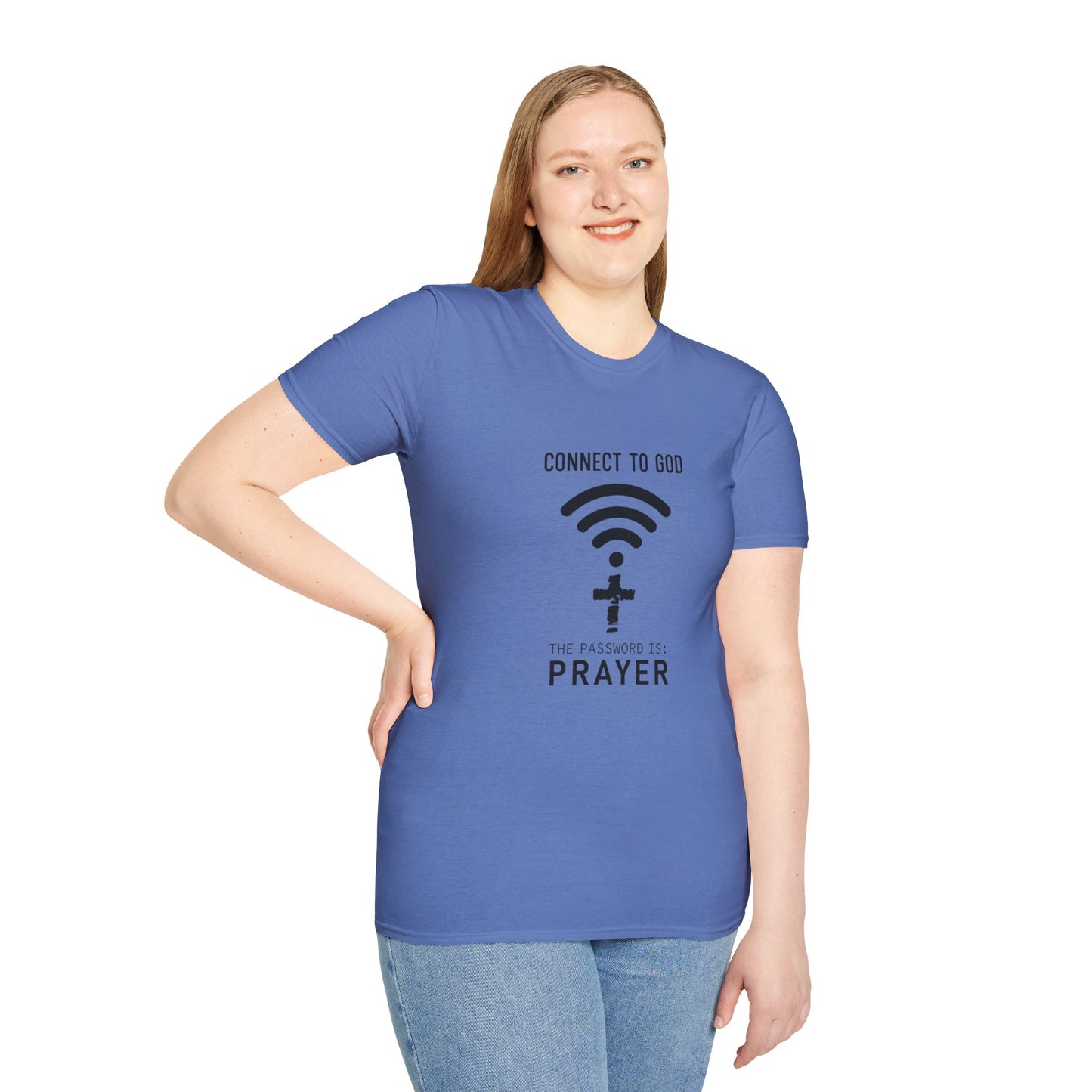 Connect Women's Relaxed/Plus Tshirt (Black Logo) - Sweet Baby Jeez Teez