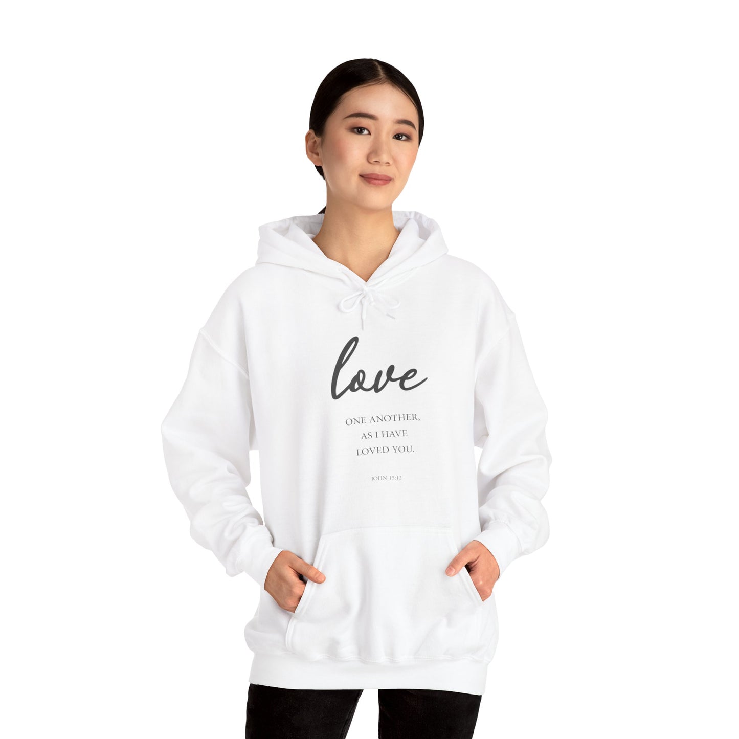 Love Women's Relaxed Hoodie (Black Logo) - Sweet Baby Jeez Teez
