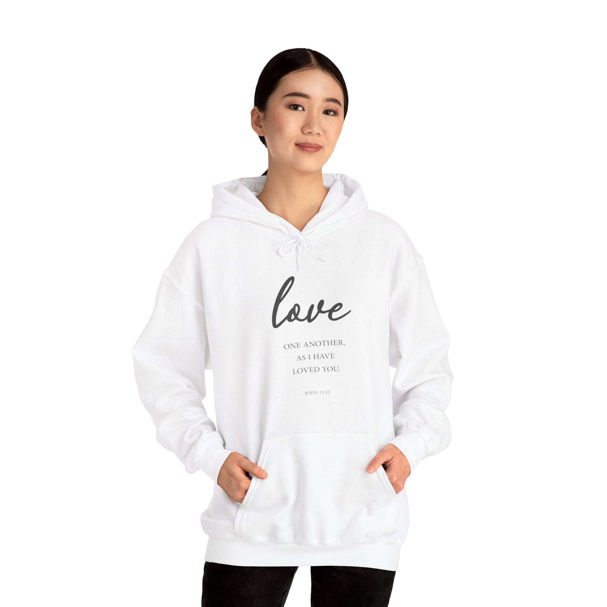 Love Women's Relaxed Hoodie (Black Logo) - Sweet Baby Jeez Teez