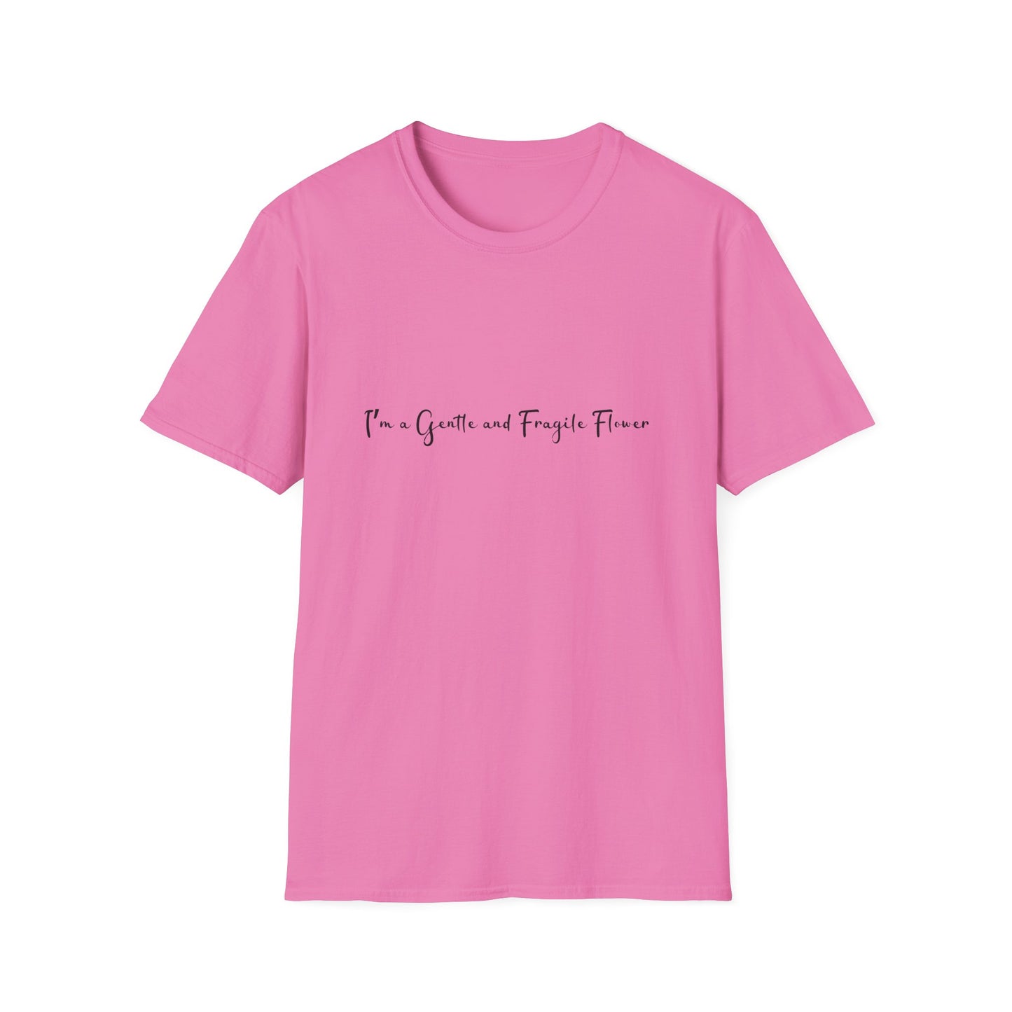 Fragile Flower Womens Relaxed/Plus Tshirt (FP Black Logo) - Sweet Baby Jeez Teez