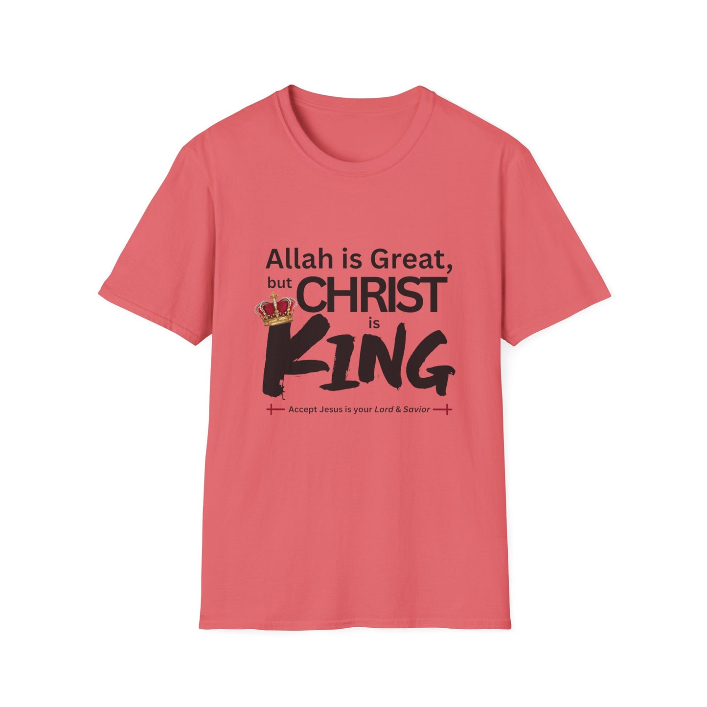 Christ is King Unisex T-shirt (Great Logo) - Sweet Baby Jeez Teez