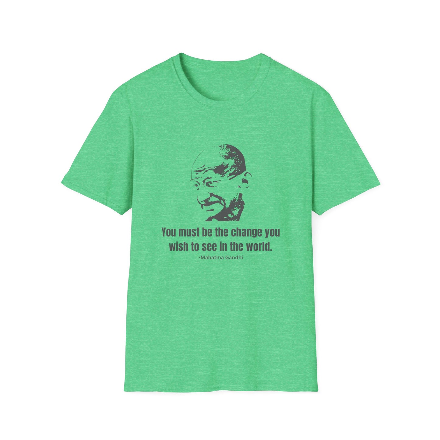 Be the Change Women's Relaxed/Plus Tshirt (IW Gray Logo) - Sweet Baby Jeez Teez