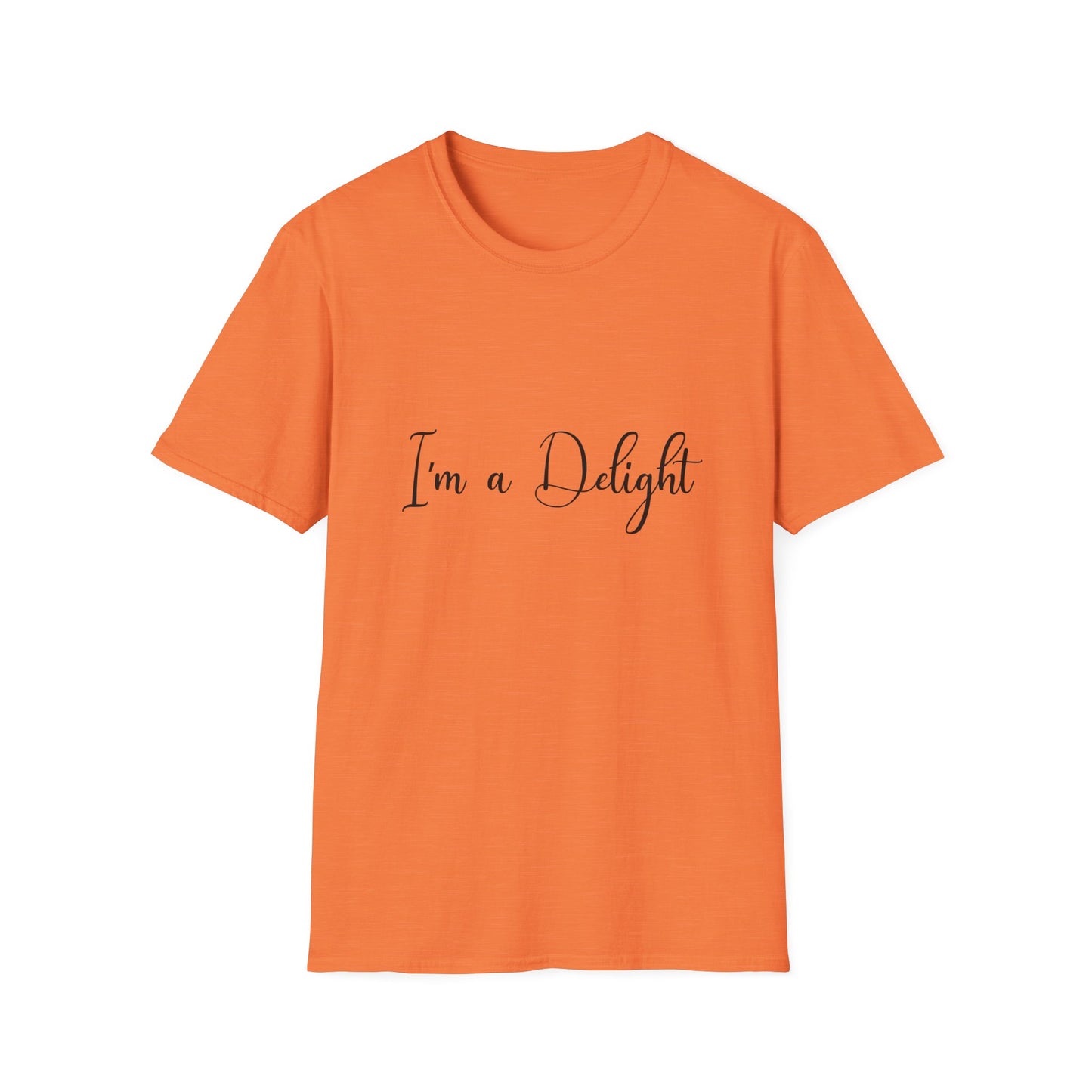 I'm a Delight Womens Relaxed/Plus Tshirt (FP Black Logo) - Sweet Baby Jeez Teez