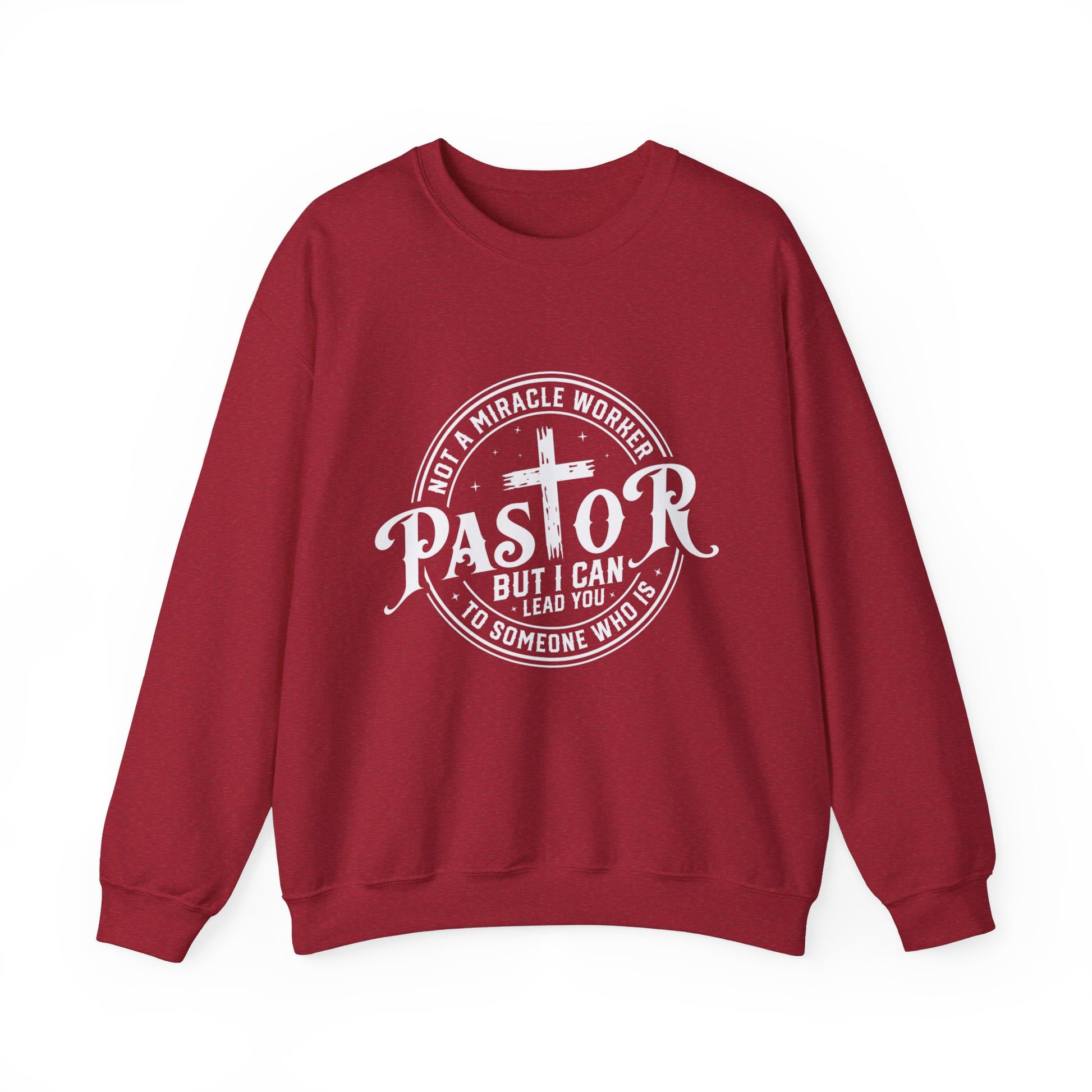 Pastor Women's Relaxed Sweatshirt (White Logo) - Sweet Baby Jeez Teez