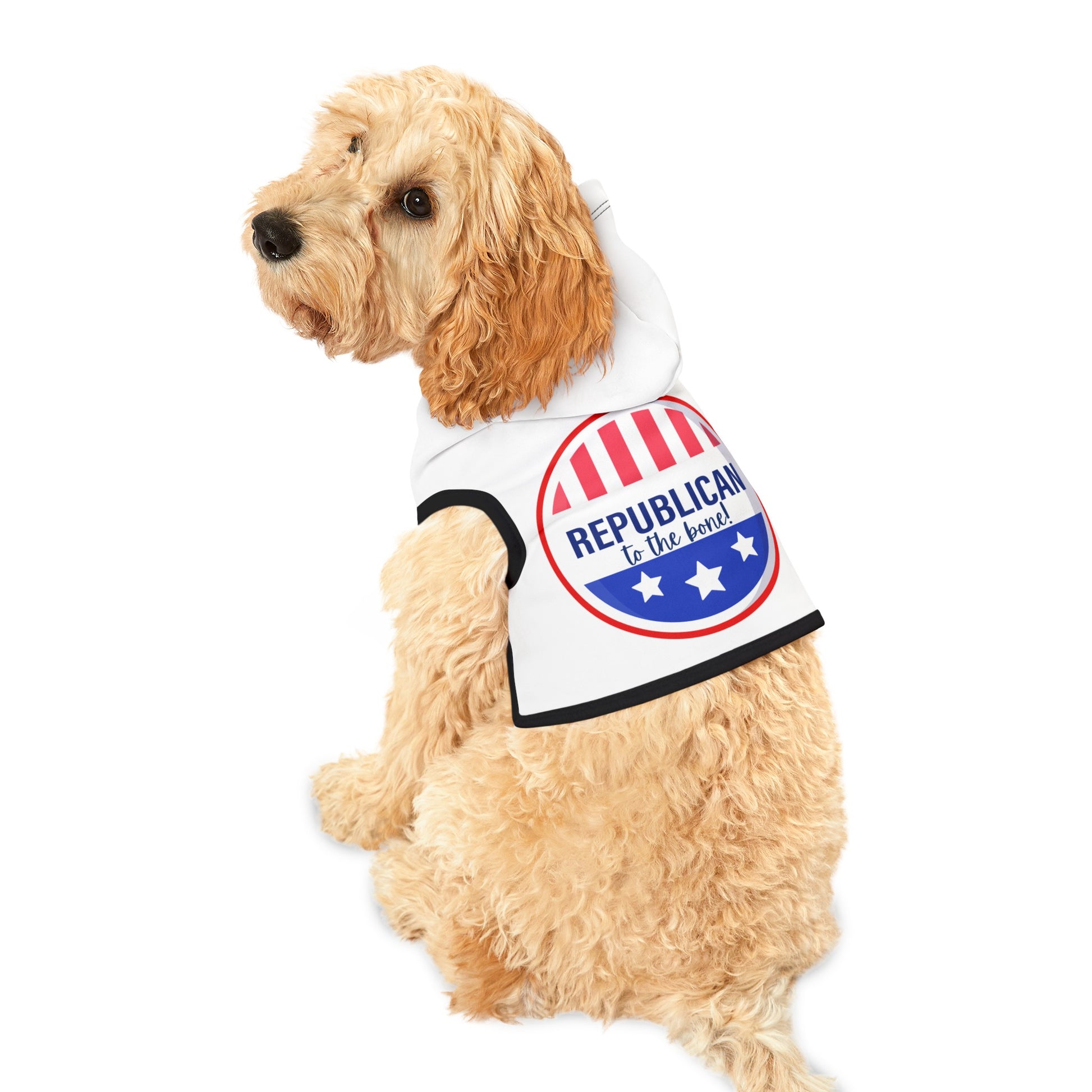 R to the Bone Pet Hoodie (Badge Logo) - Sweet Baby Jeez Teez