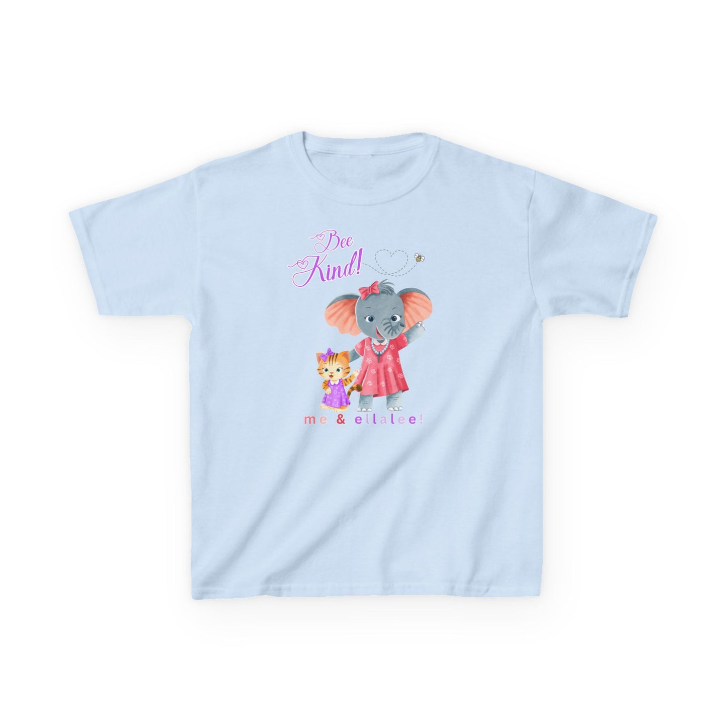Ellalee the Elephant (TM) "Bee" Kind Girl's Unisex Tshirt