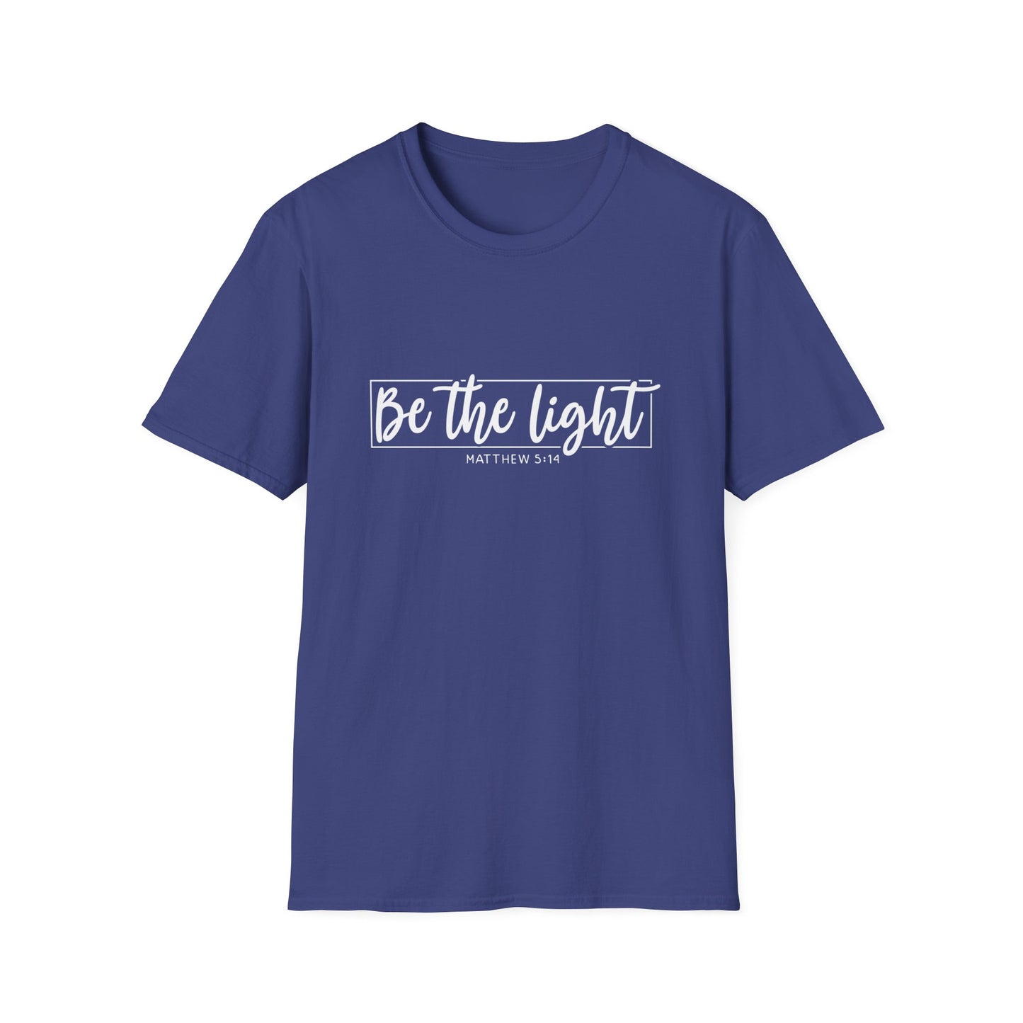 Be the Light Womens Relaxed/Plus Tshirt (White Logo) - Sweet Baby Jeez Teez
