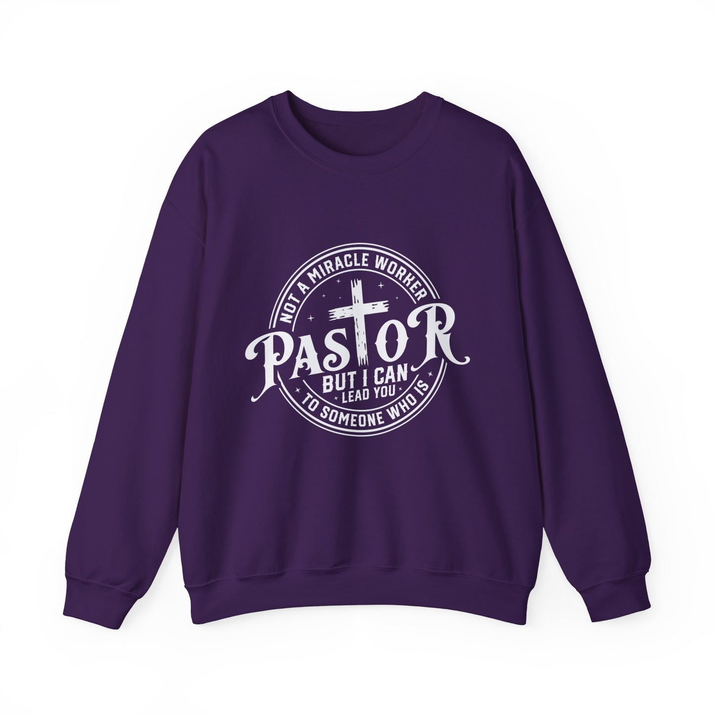 Pastor Women's Relaxed Sweatshirt (White Logo) - Sweet Baby Jeez Teez