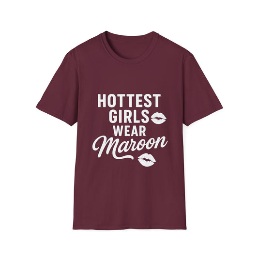 "Hottest Girls" Texas A&M Aggie Relaxed Tshirt (White Logo) - Sweet Baby Jeez Teez