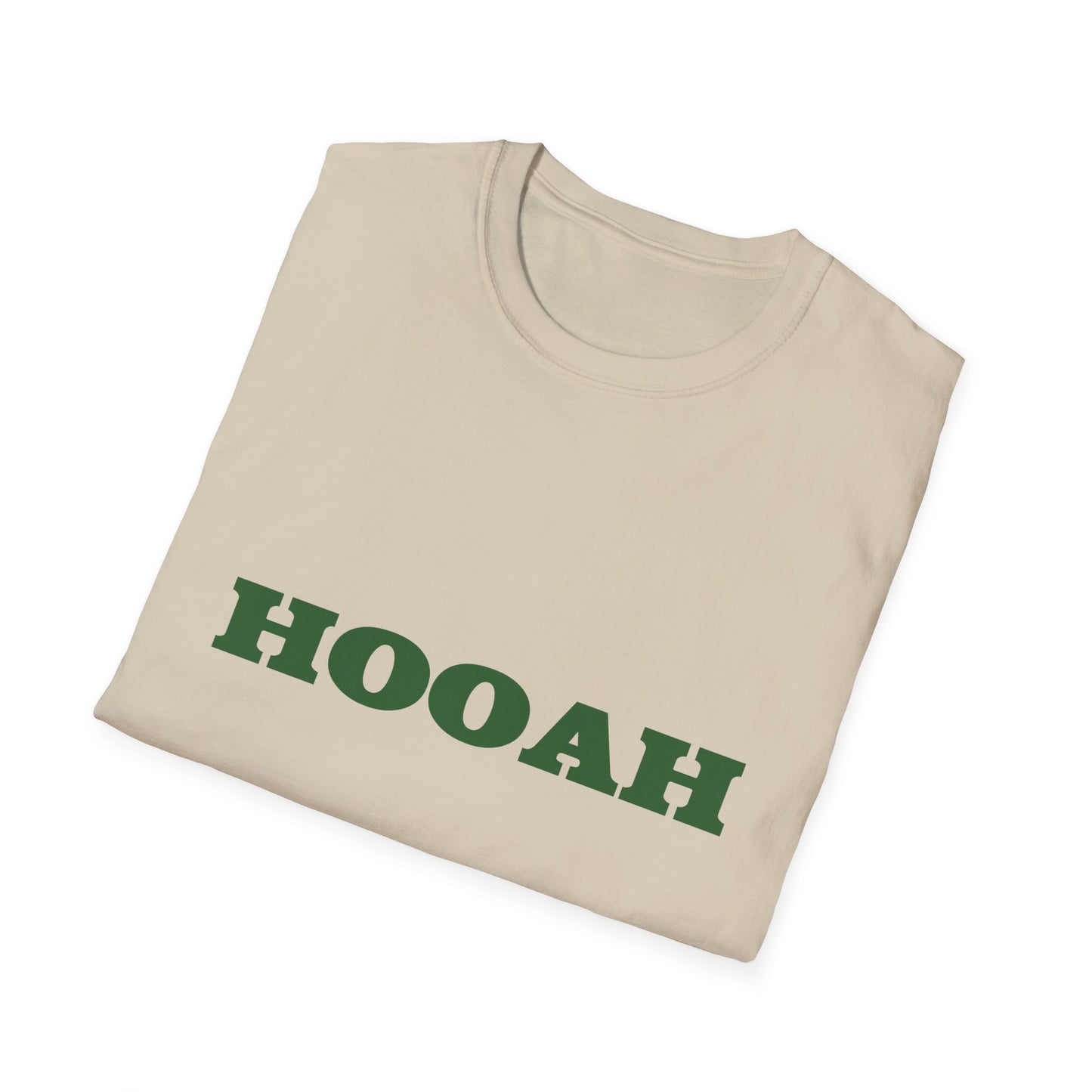 HOOAH (Army) Unisex Tshirt (MM Army Green Logo) - Sweet Baby Jeez Teez