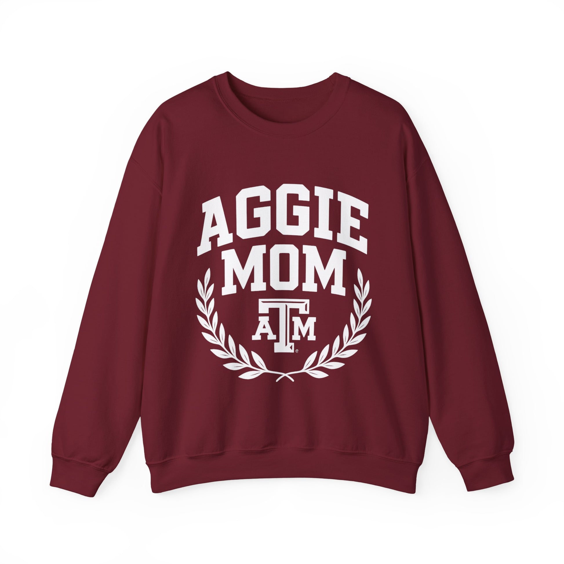 Aggie Mom Texas A&M Cozy Women's Crewneck Sweatshirt - Sweet Baby Jeez Teez
