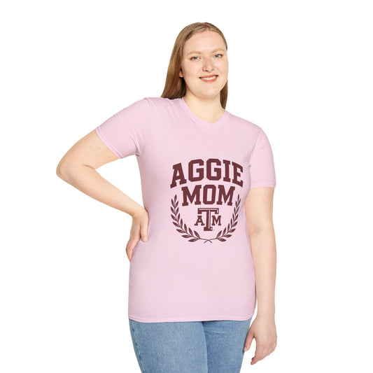 Aggie Mom Texas A&M Softstyle Women's Relaxed T-Shirt - Sweet Baby Jeez Teez