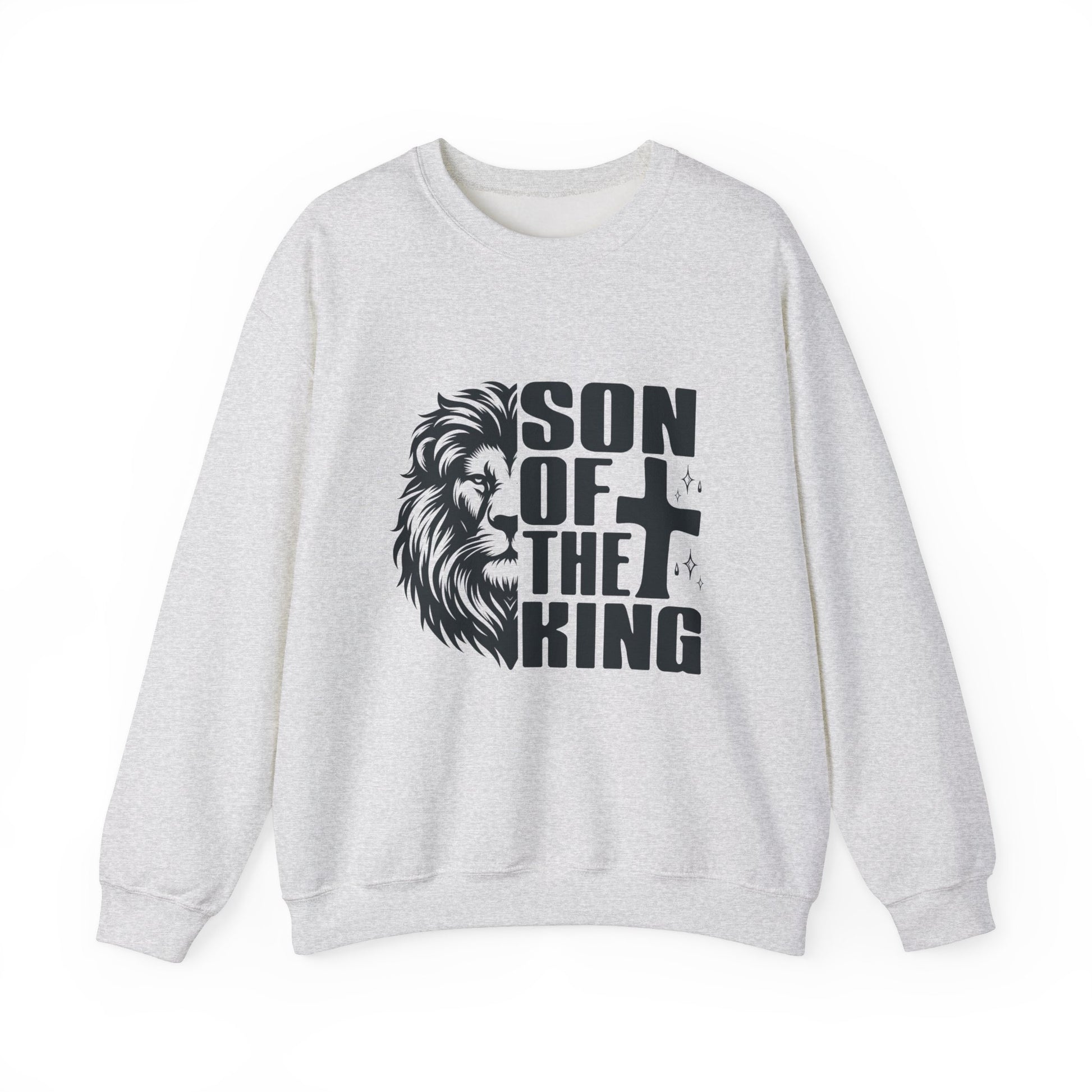 Son of the King Men's Sweatshirt (Black Logo) - Sweet Baby Jeez Teez