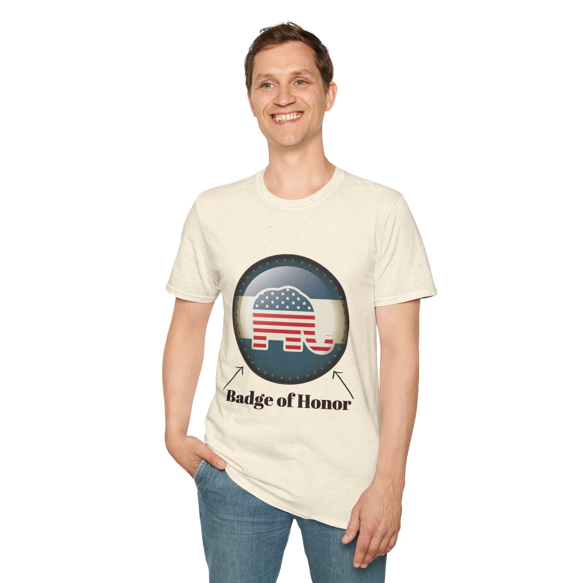 Badge of Honor Men's Tshirt - Sweet Baby Jeez Teez