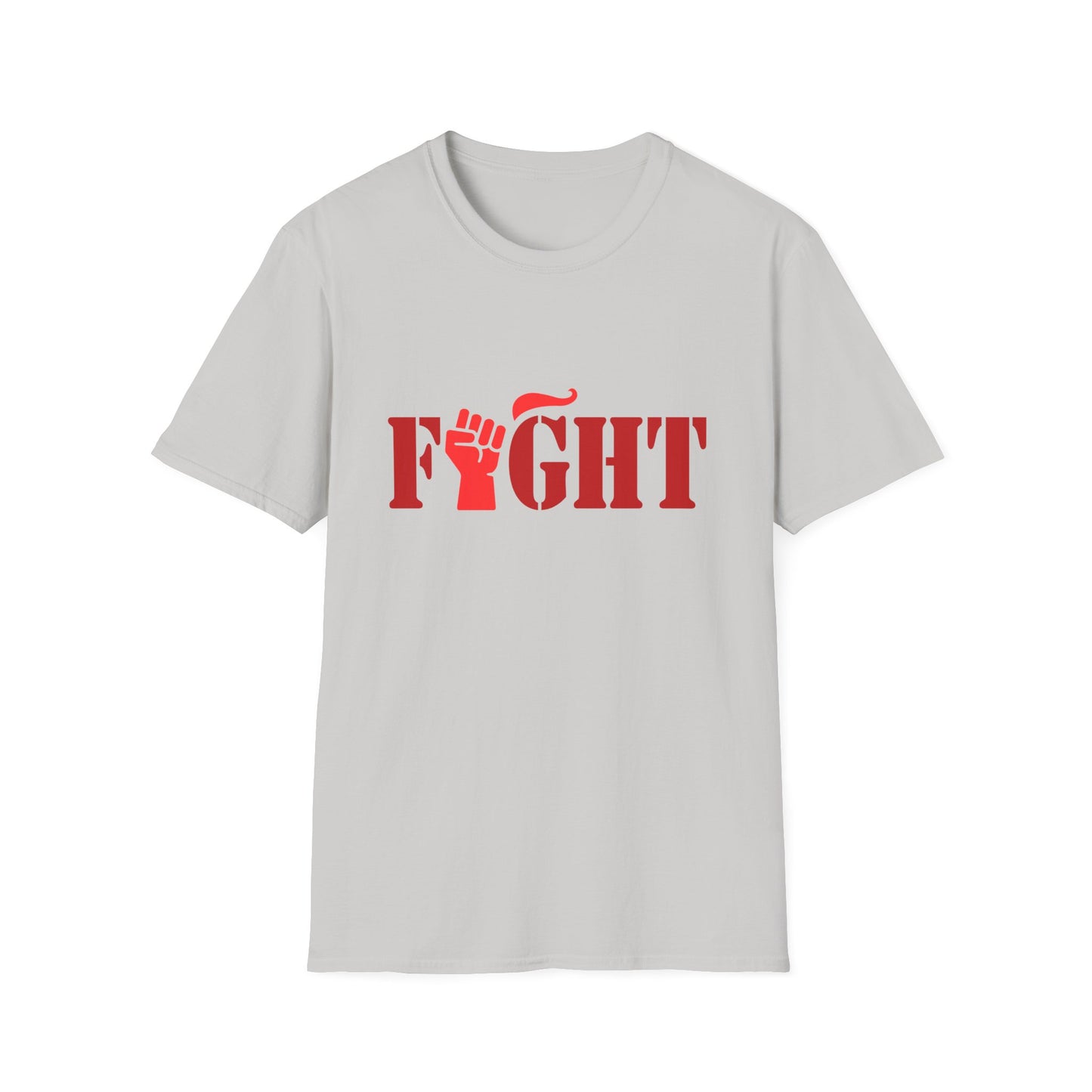Fight Women's Relaxed/Plus Tshirt (Red Fist Logo) - Sweet Baby Jeez Teez