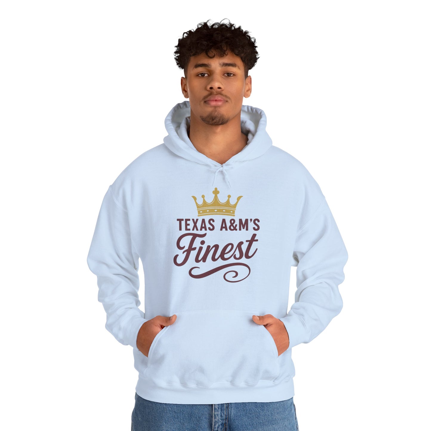 Texas A&M's Finest Unisex Heavy Blend Hoodie - Sweet Baby Jeez Teez