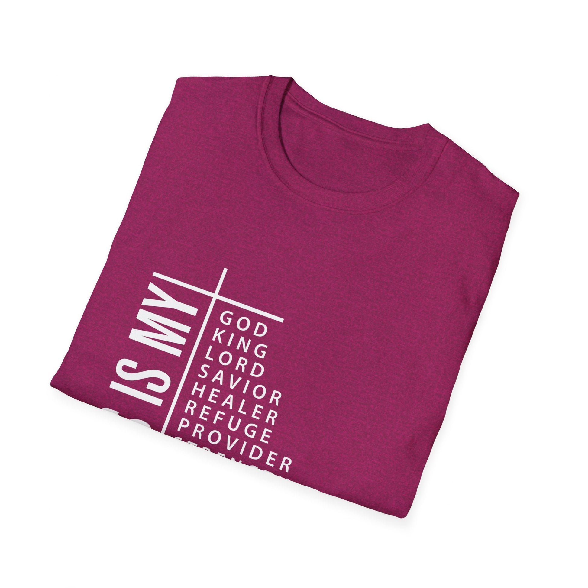 Jesus is My Women's Relaxed/Plus Tshirt (White Logo) - Sweet Baby Jeez Teez