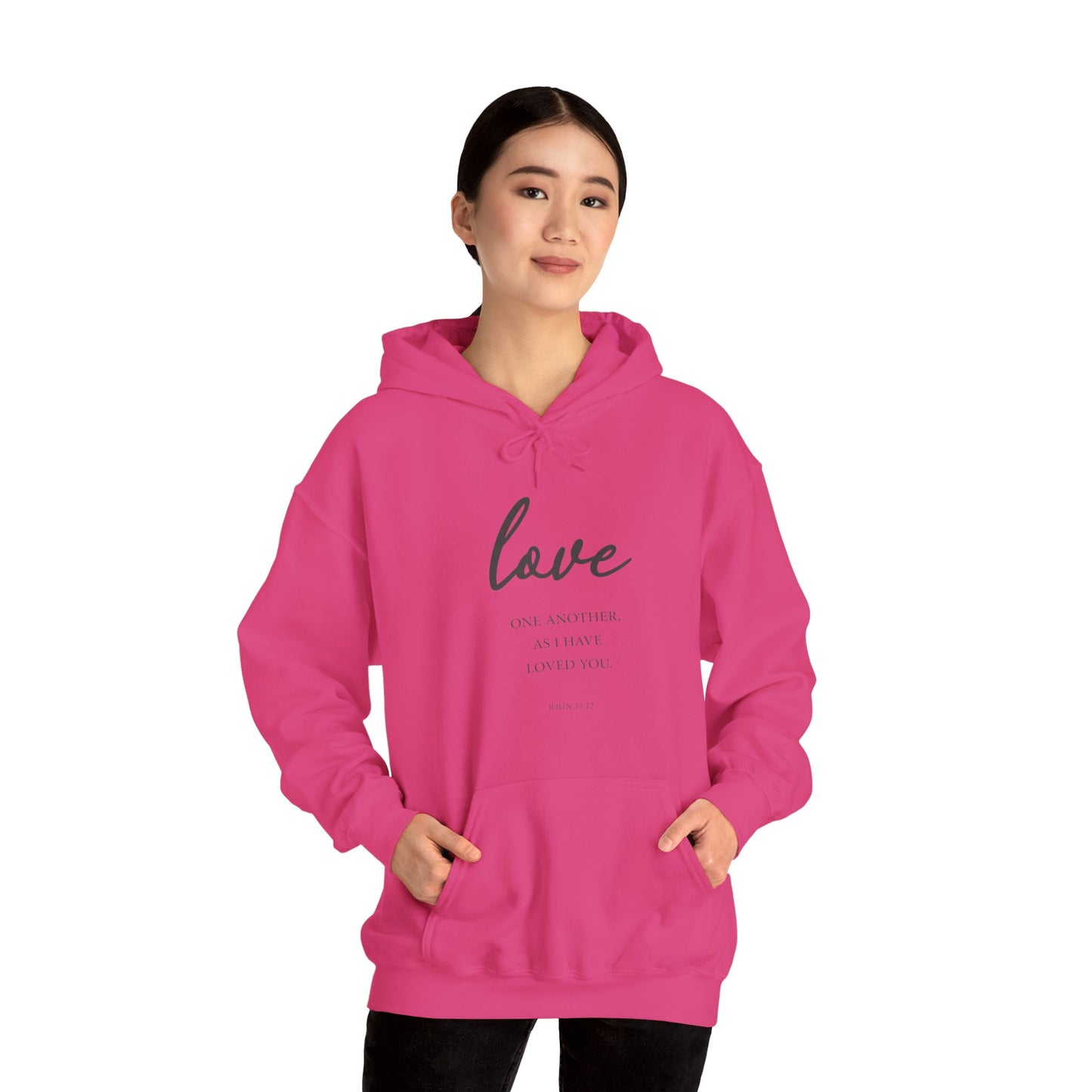 Love Women's Relaxed Hoodie (Black Logo) - Sweet Baby Jeez Teez