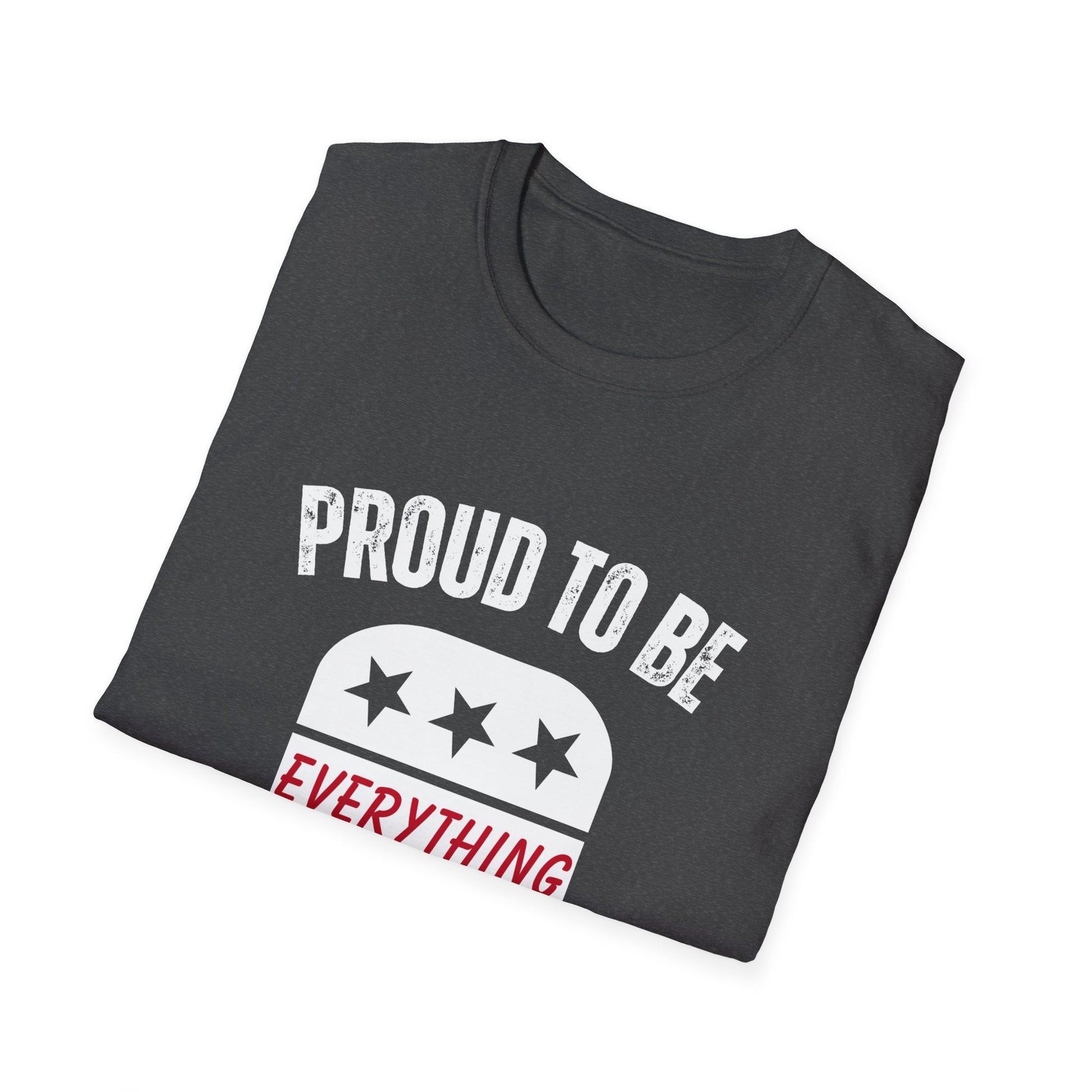 Proud to Be Men's Tshirt (White Logo) - Sweet Baby Jeez Teez