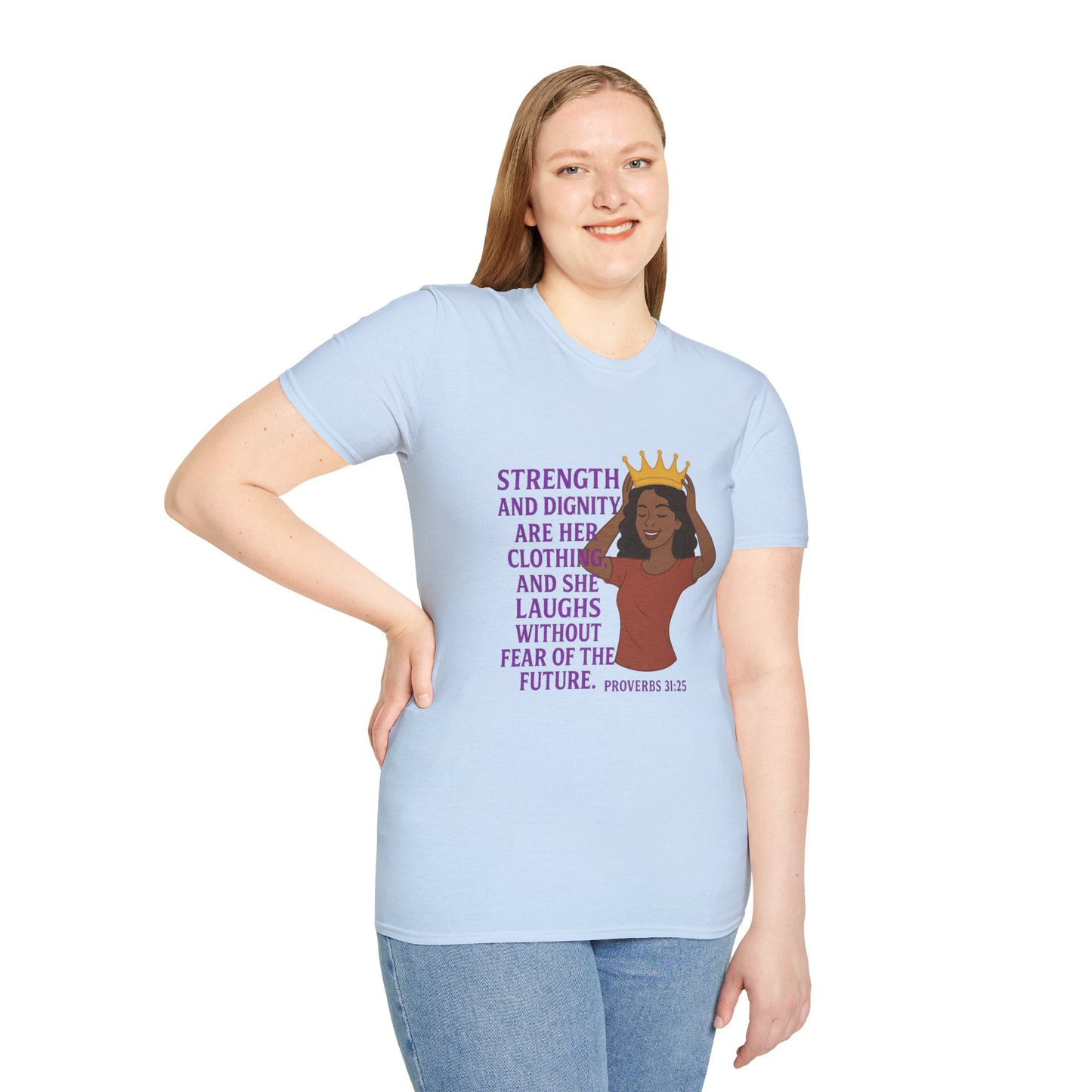"Strength & Dignity" Bible Verse Women's Relaxed Tshirt