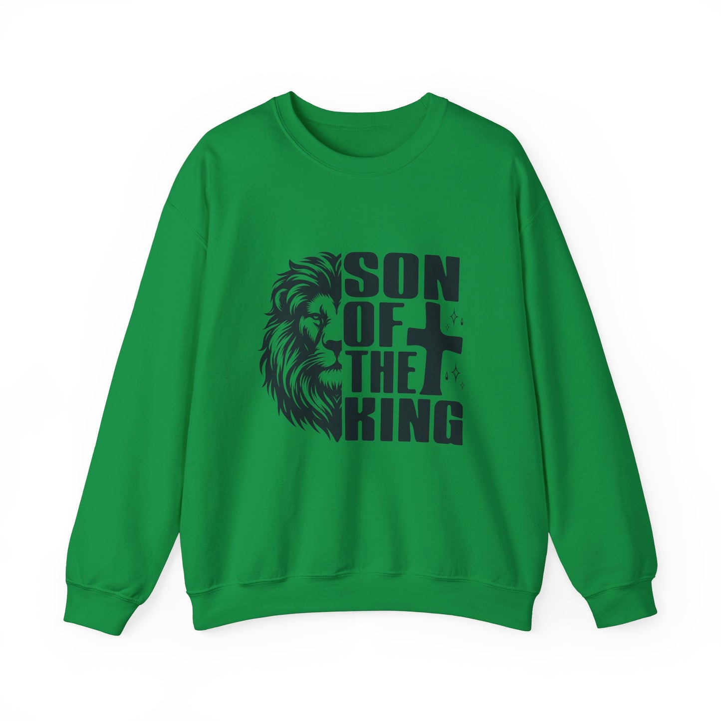Son of the King Men's Sweatshirt (Black Logo) - Sweet Baby Jeez Teez