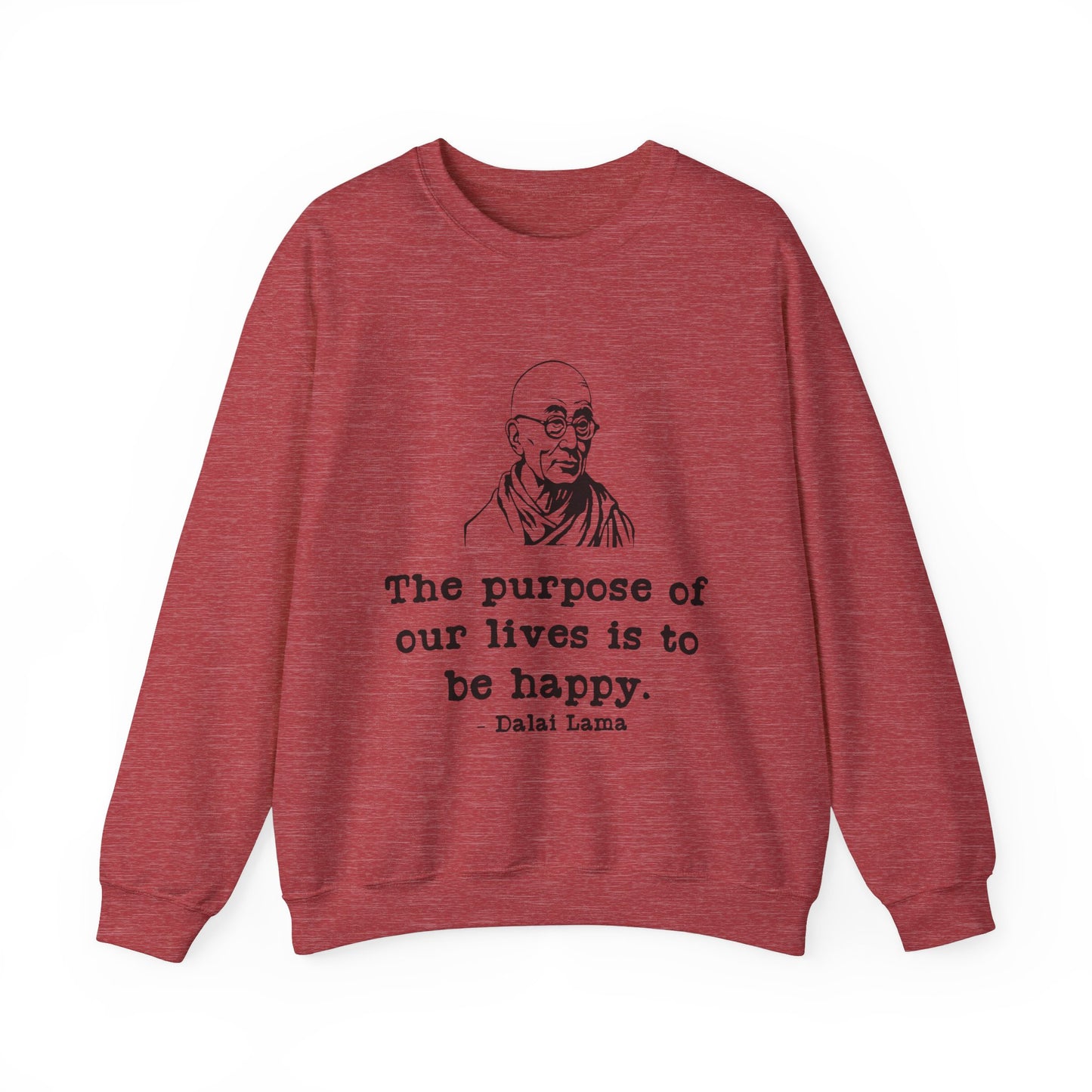 Purpose of Life Men's Sweatshirt (IW Black Logo) - Sweet Baby Jeez Teez