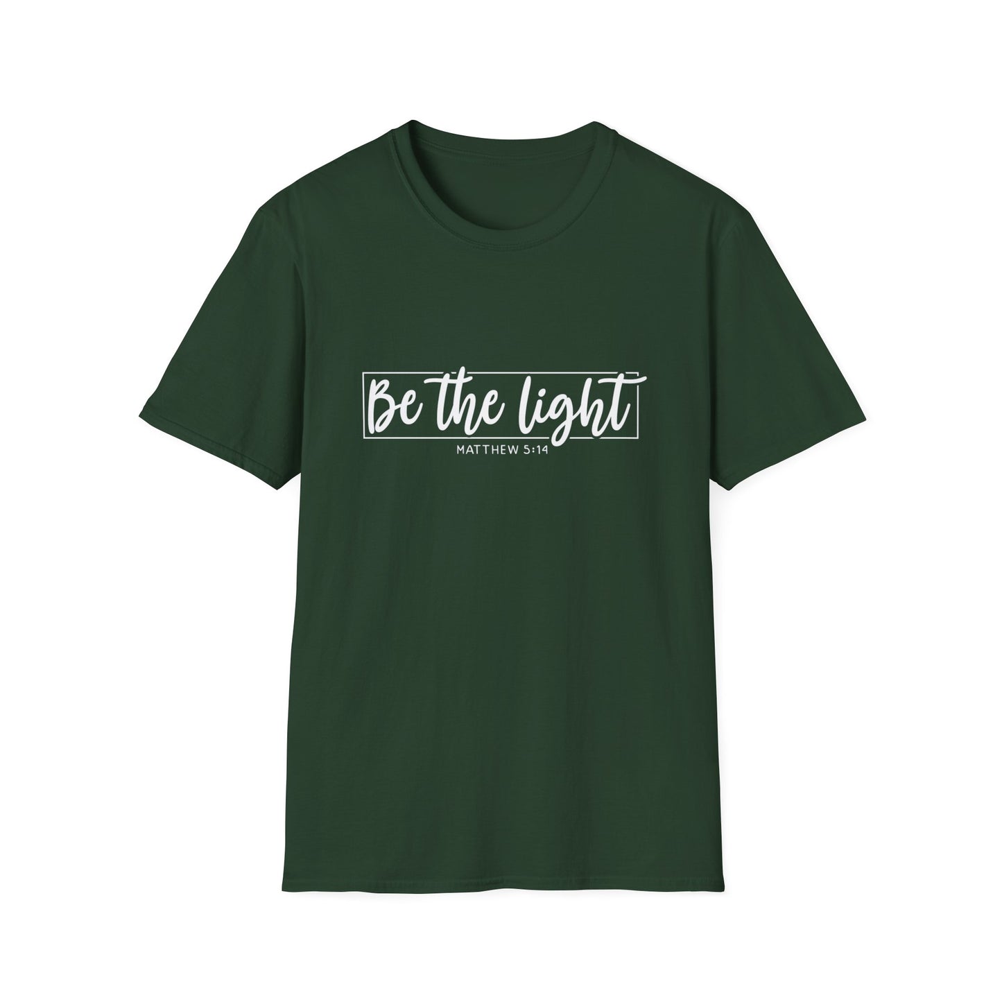 Be the Light Womens Relaxed/Plus Tshirt (White Logo) - Sweet Baby Jeez Teez