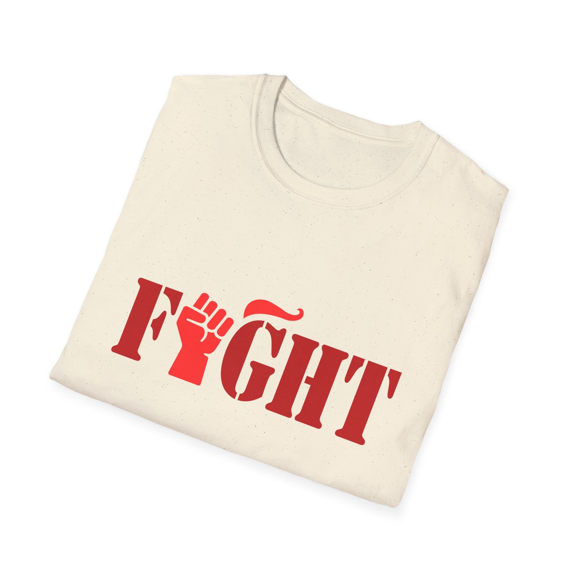 Fight Women's Relaxed/Plus Tshirt (Red Fist Logo) - Sweet Baby Jeez Teez