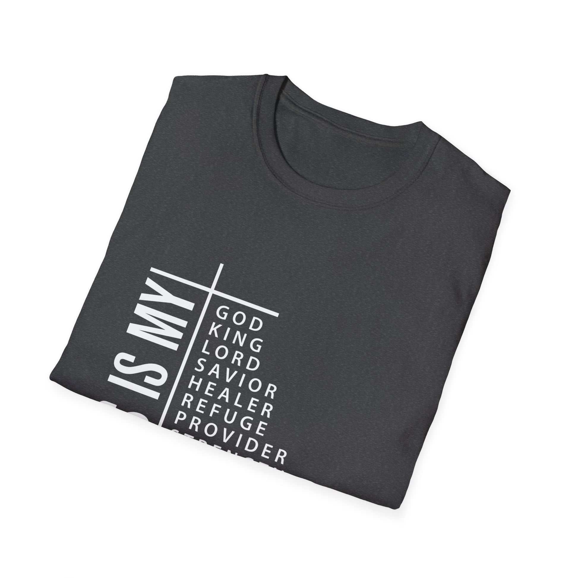 Jesus is My Women's Relaxed/Plus Tshirt (White Logo) - Sweet Baby Jeez Teez