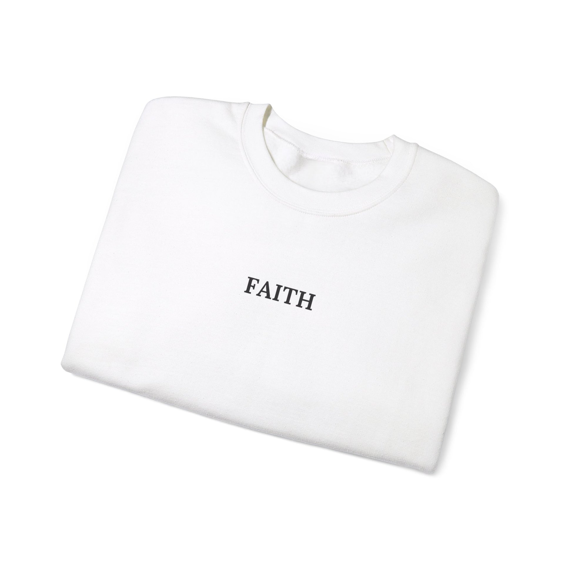 Have a Little Faith Women's Relaxed Sweatshirt (Black Logo) - Sweet Baby Jeez Teez