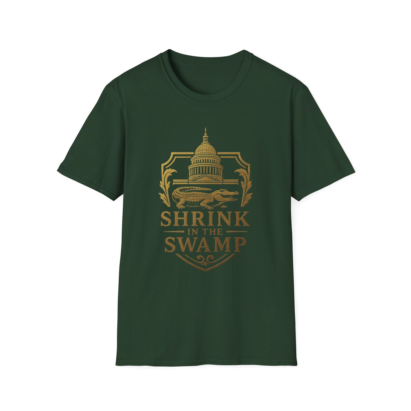 Shrink in the Swamp [TM] Unisex Softstyle T-Shirt - Sweet Baby Jeez Teez