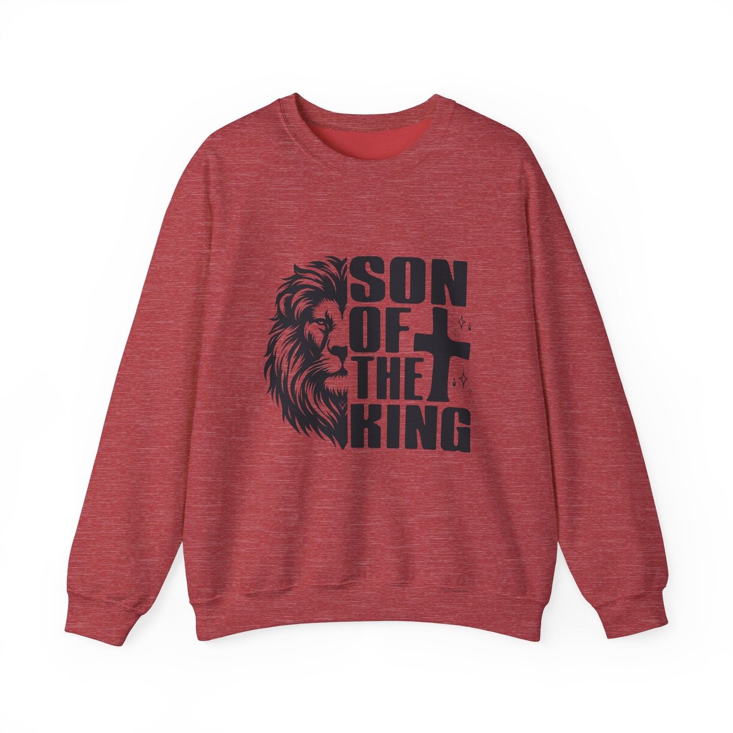 Son of the King Men's Sweatshirt (Black Logo) - Sweet Baby Jeez Teez