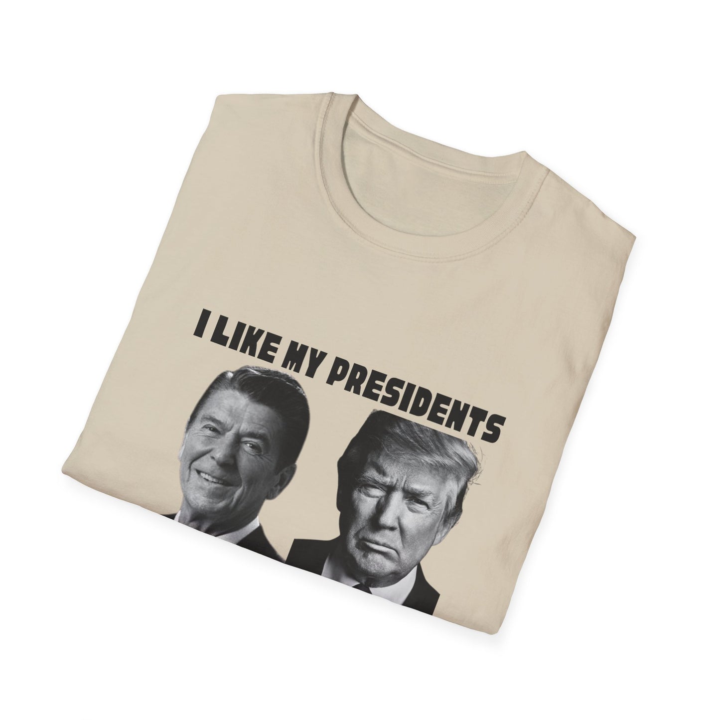 I Like My Presidents Men's Tshirt (Black Logo) - Sweet Baby Jeez Teez