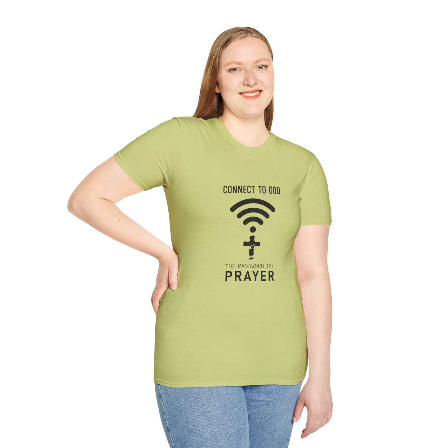 Connect Women's Relaxed/Plus Tshirt (Black Logo) - Sweet Baby Jeez Teez