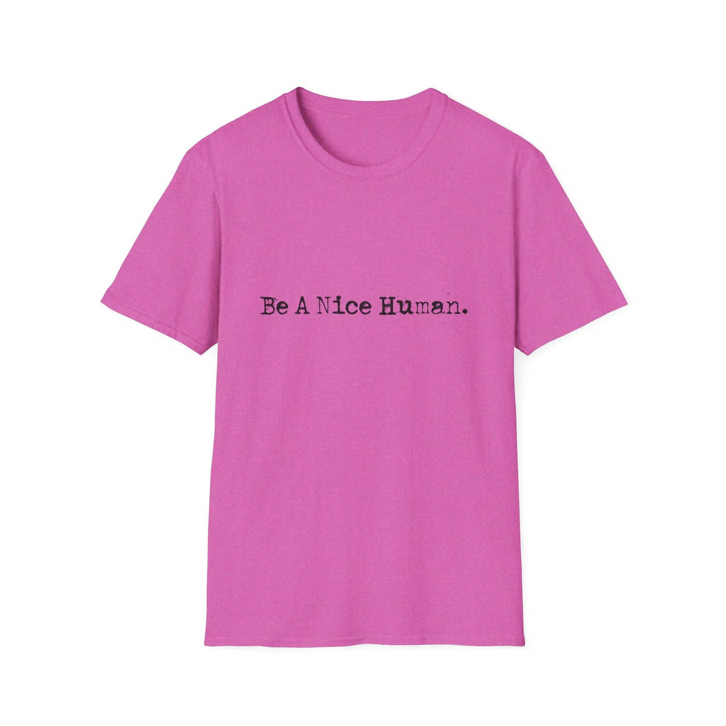Nice Human Womens Relaxed/Plus Tshirt (FP Black Logo) - Sweet Baby Jeez Teez