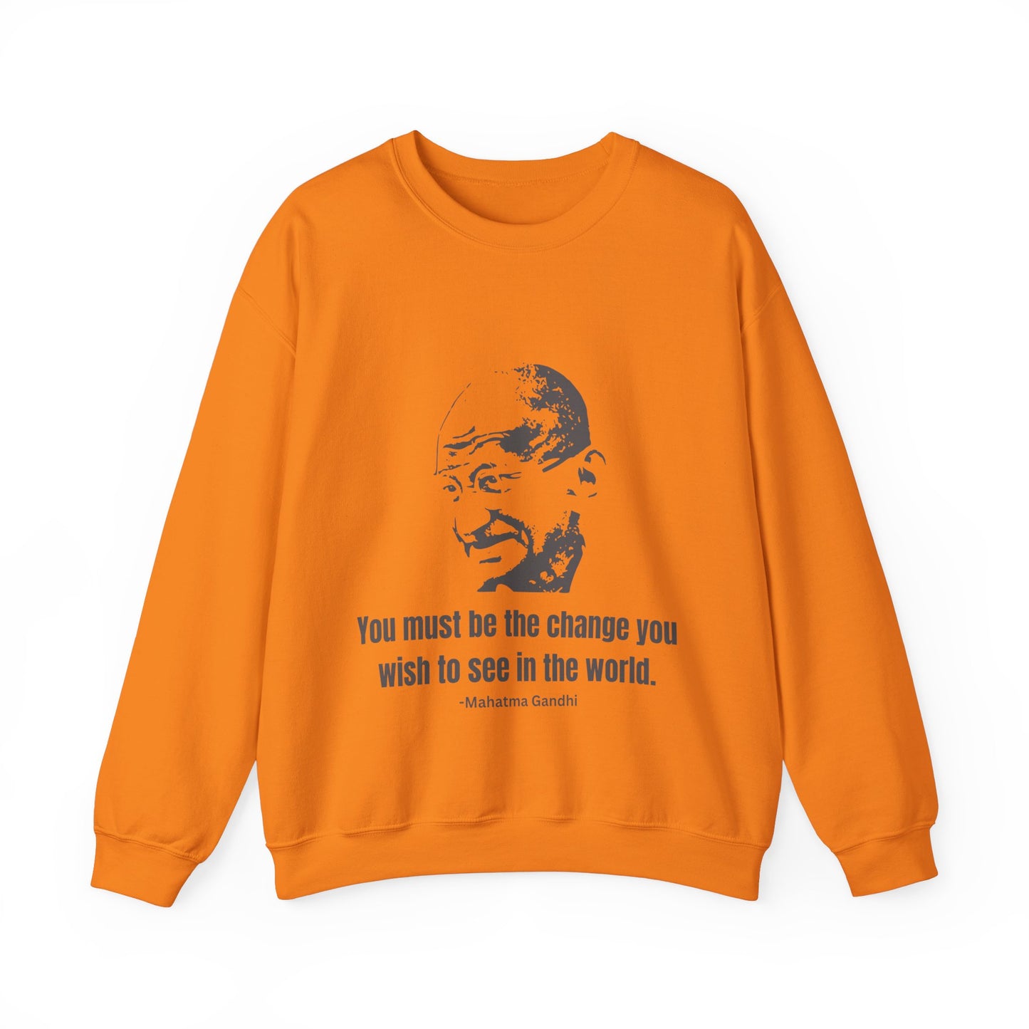 Be the Change Men's Sweatshirt (IW Gray Logo) - Sweet Baby Jeez Teez