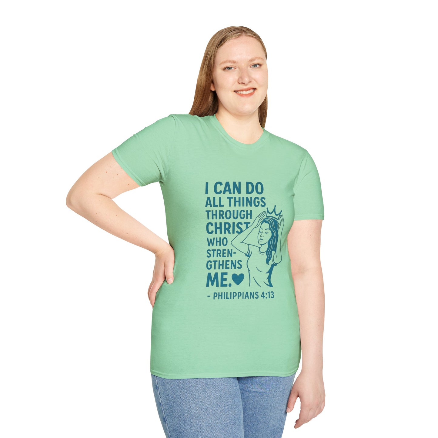 "I Can Do" Bible Verse Women's Relaxed T-Shirt