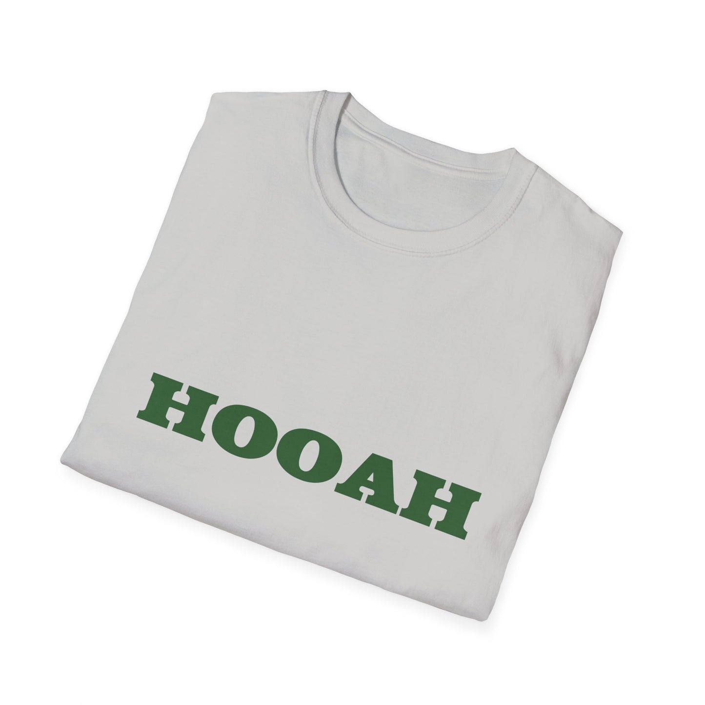 HOOAH (Army) Unisex Tshirt (MM Army Green Logo) - Sweet Baby Jeez Teez