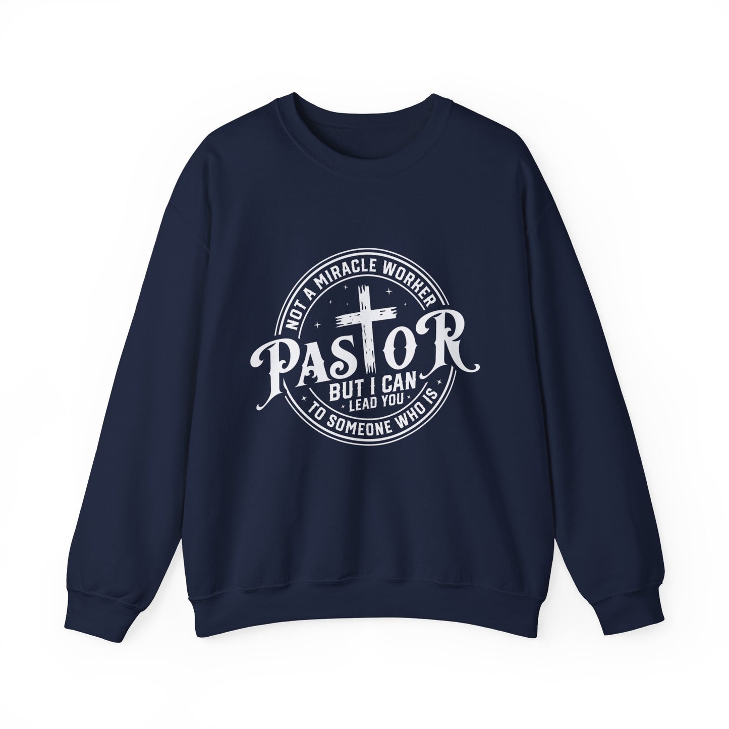 Pastor Women's Relaxed Sweatshirt (White Logo) - Sweet Baby Jeez Teez