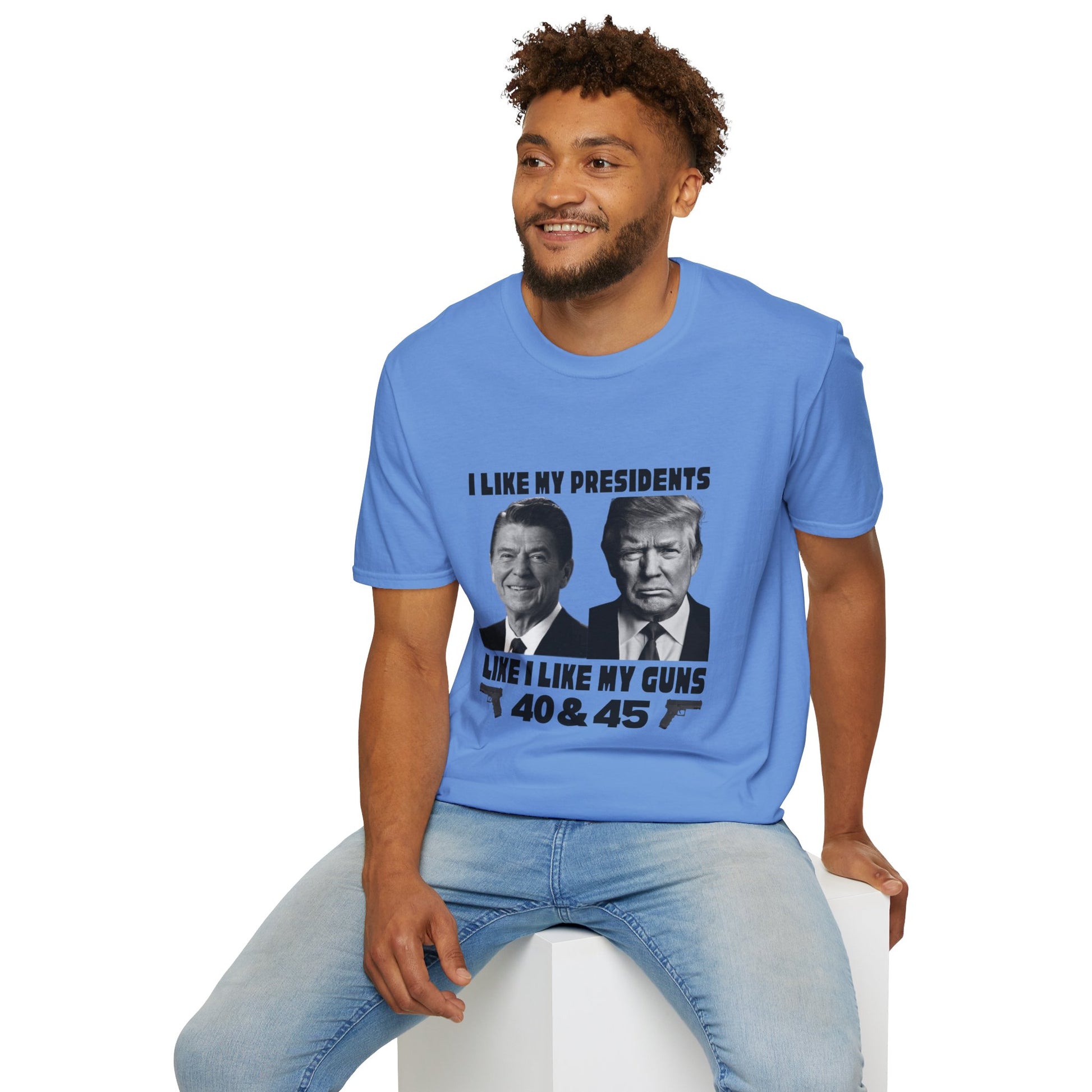 I Like My Presidents Men's Tshirt (Black Logo) - Sweet Baby Jeez Teez