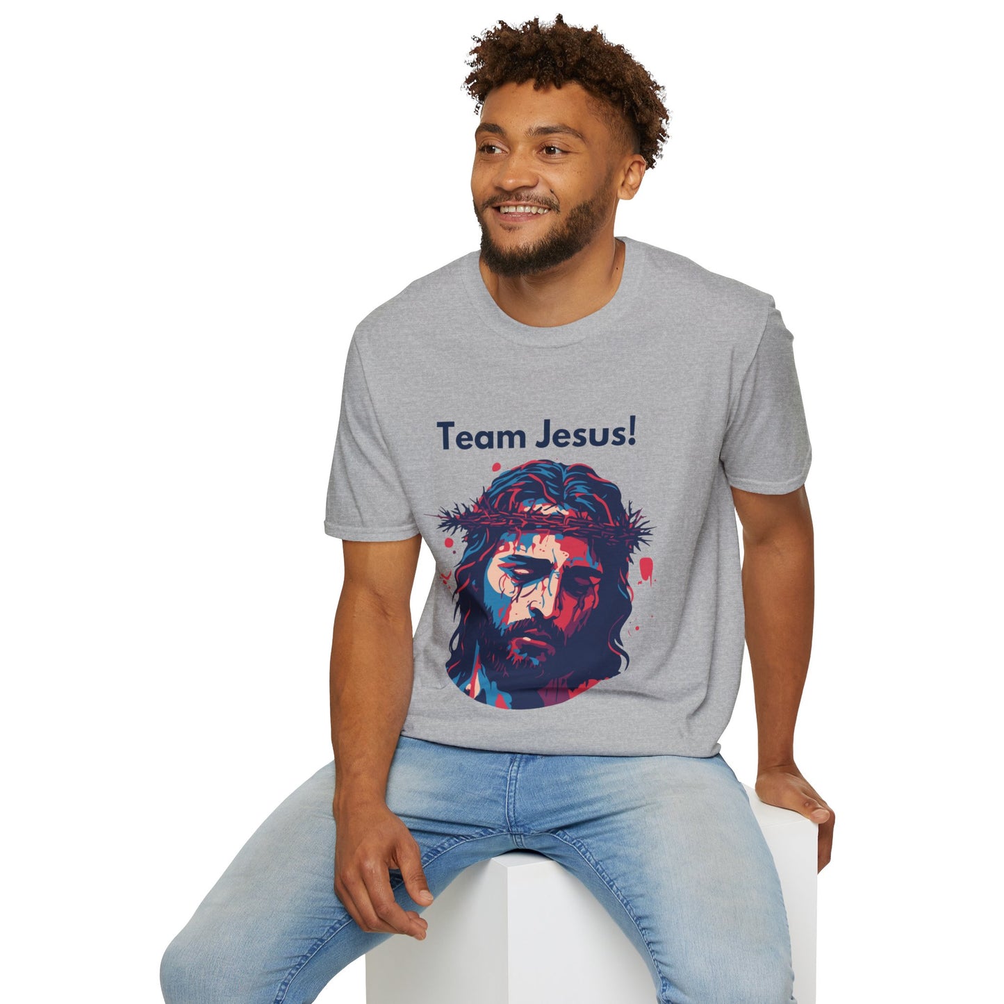 Team Jesus Men's Tshirt S-5XL - Sweet Baby Jeez Teez