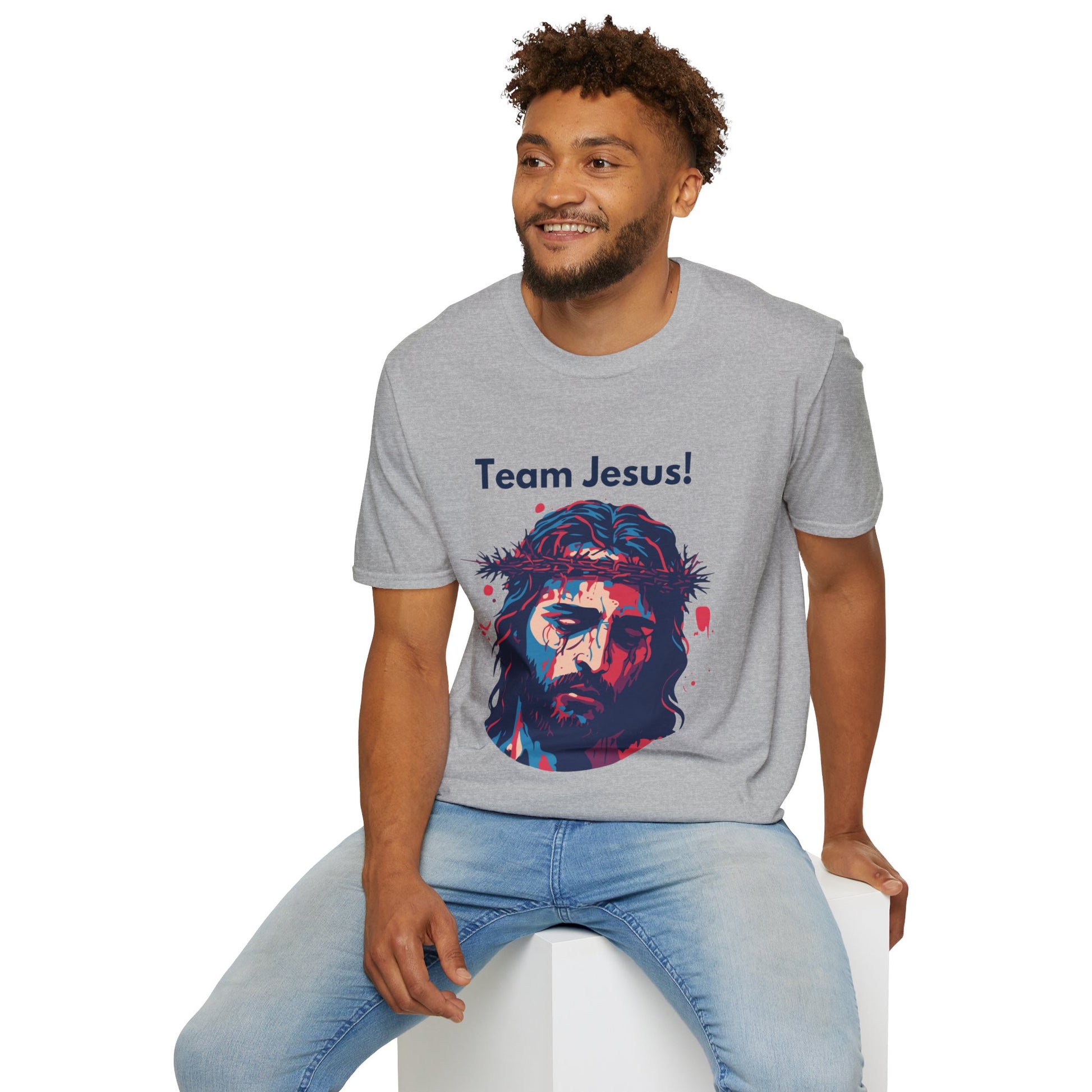 Team Jesus Men's Tshirt S-5XL - Sweet Baby Jeez Teez