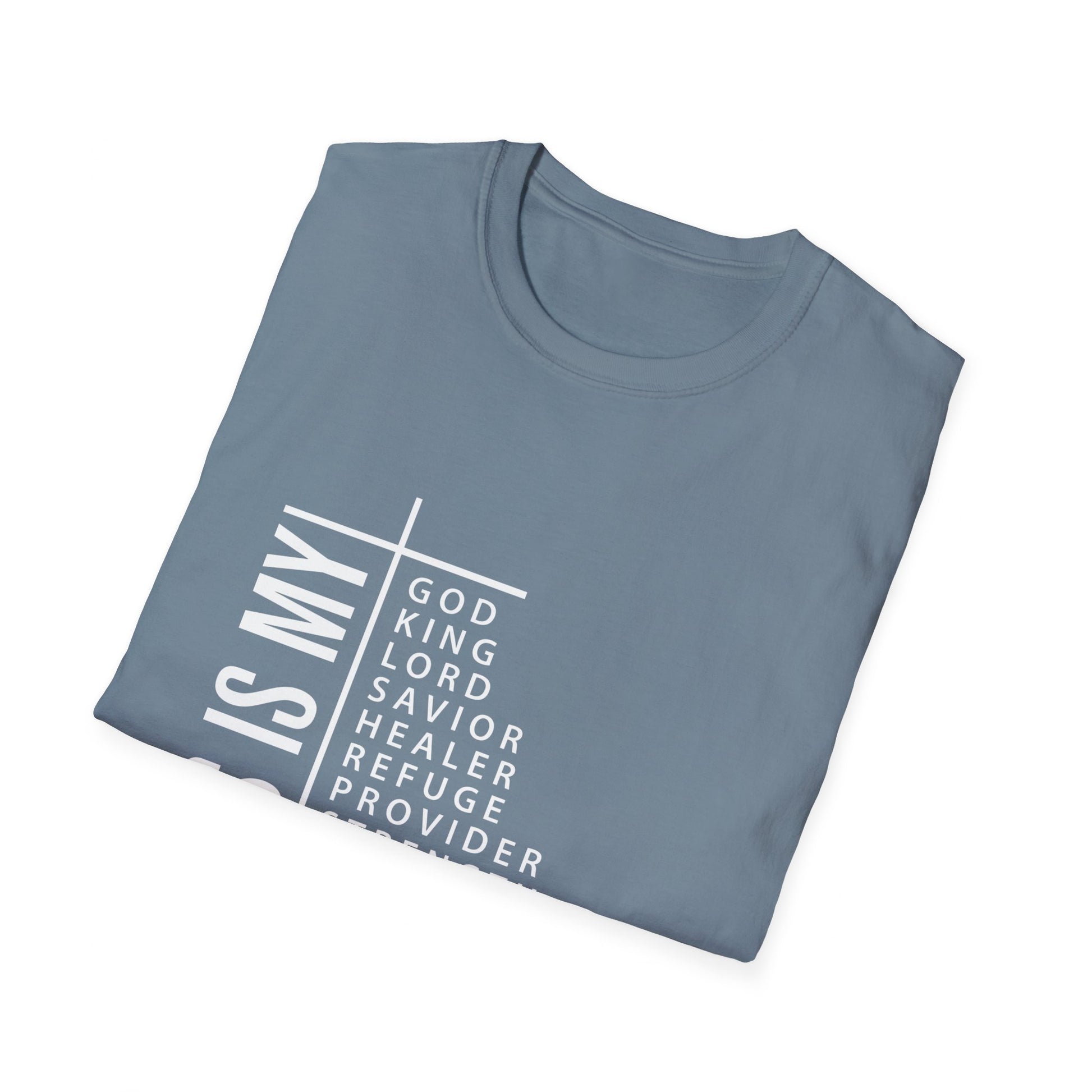 Jesus is My Women's Relaxed/Plus Tshirt (White Logo) - Sweet Baby Jeez Teez