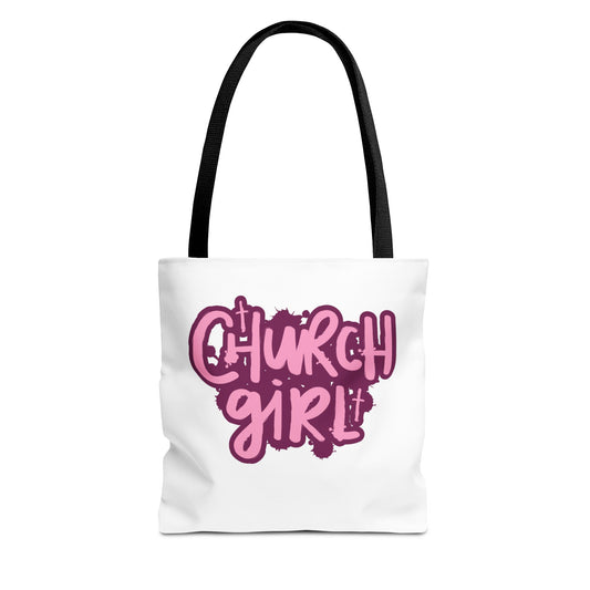 Church Girl Inspirational Christian Tote Bag