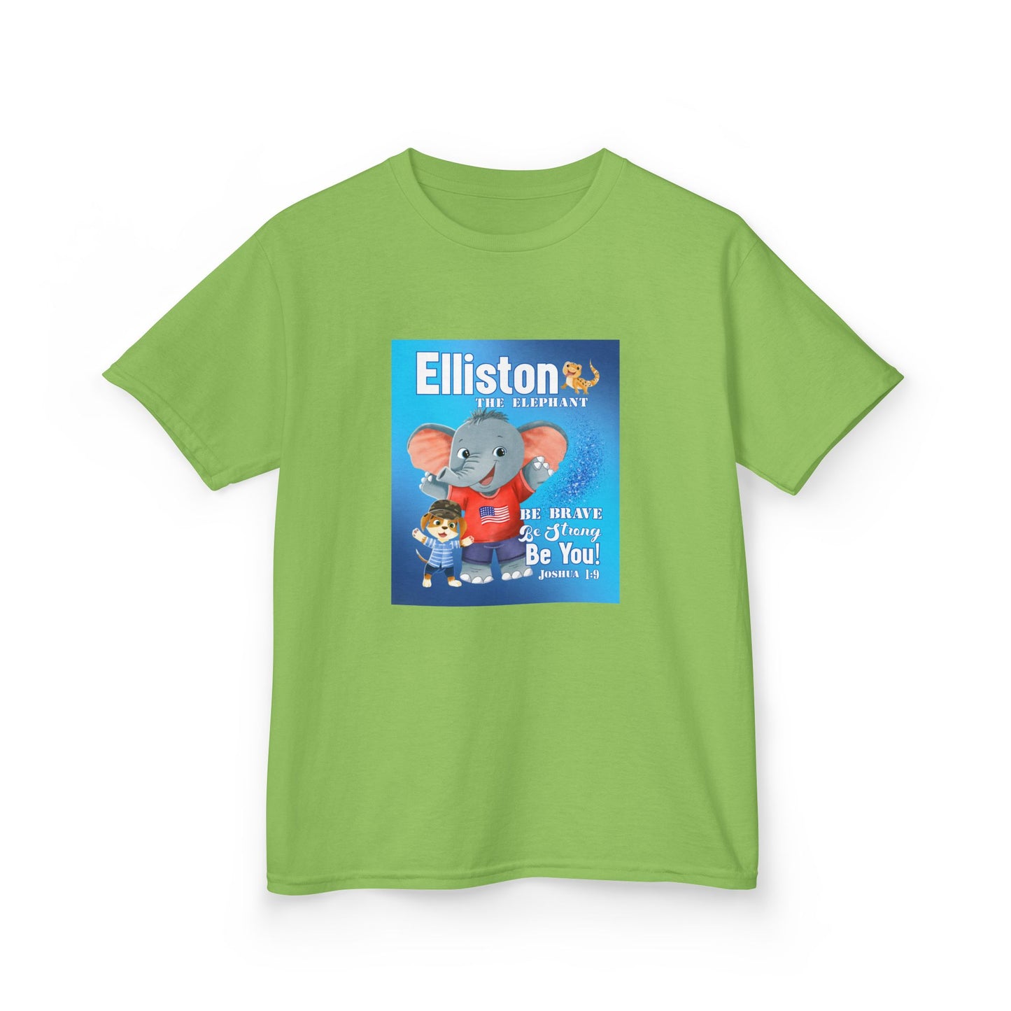 Elliston the Elephant [TM] Kids Tshirt - Be Brave, Be You!