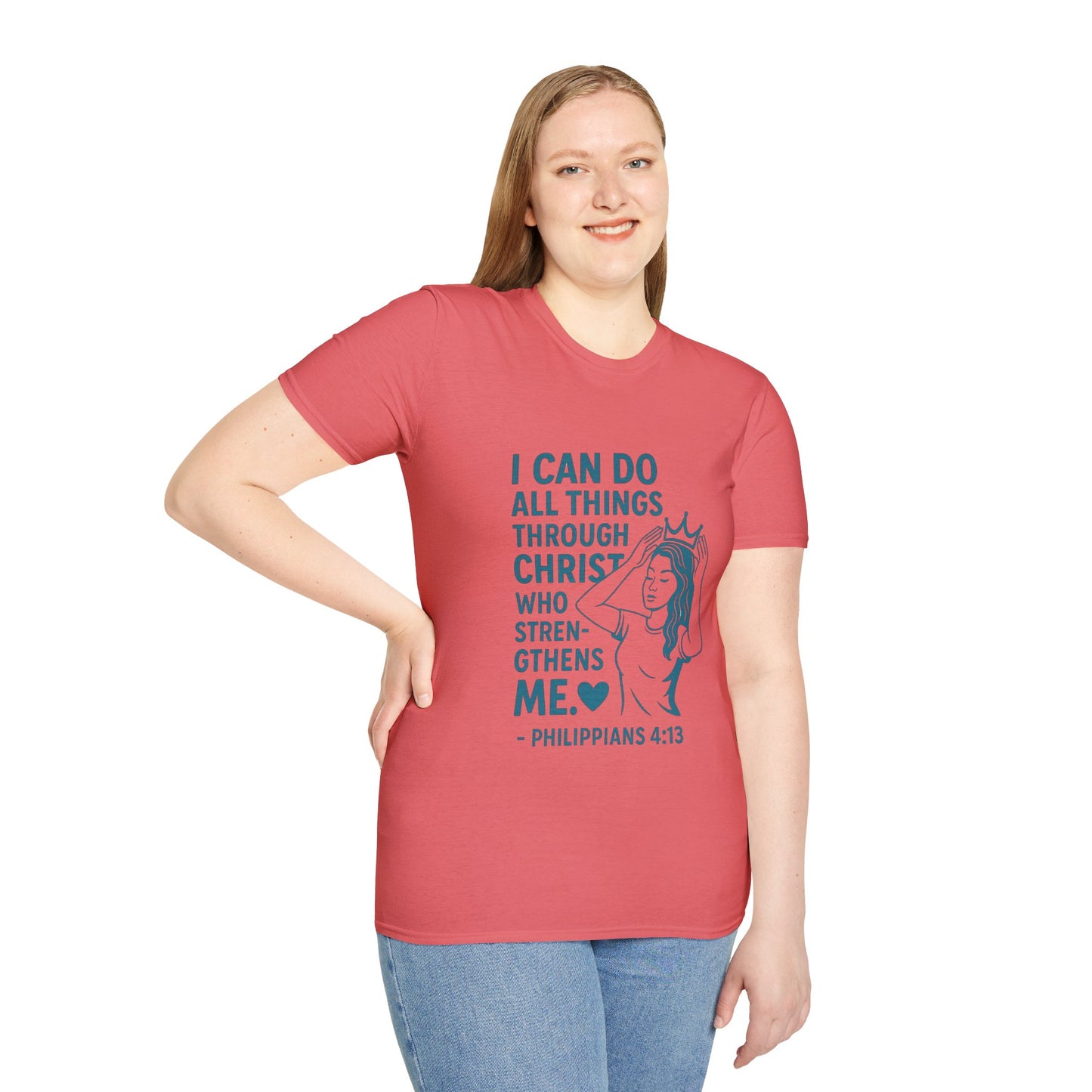 "I Can Do" Bible Verse Women's Relaxed T-Shirt