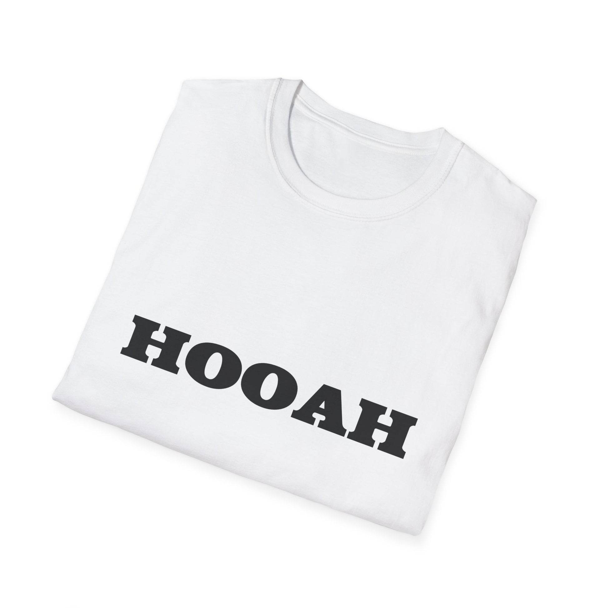 HOOAH (Army) Unisex Tshirt (MM Black Logo) - Sweet Baby Jeez Teez