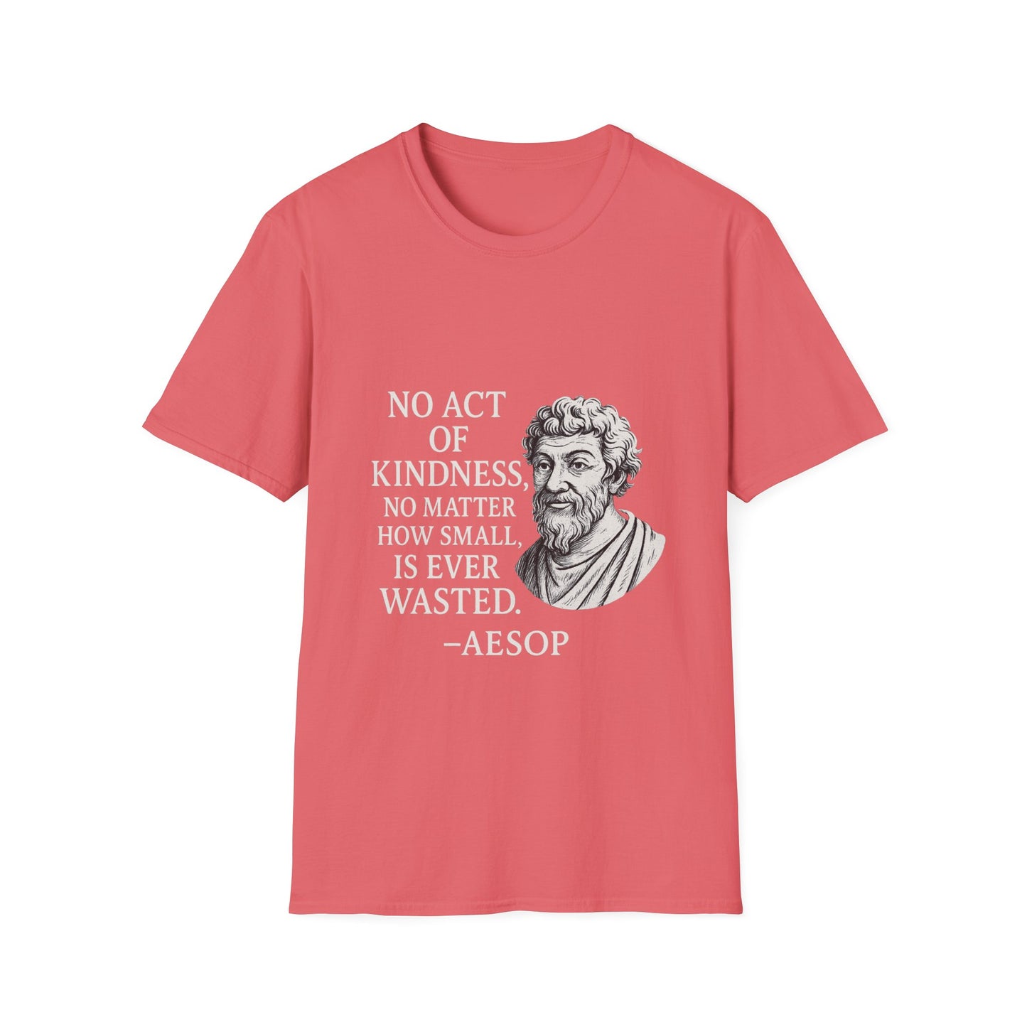 "Act of Kindness" Aesop Unisex Softstyle T-Shirt (IM Logo)